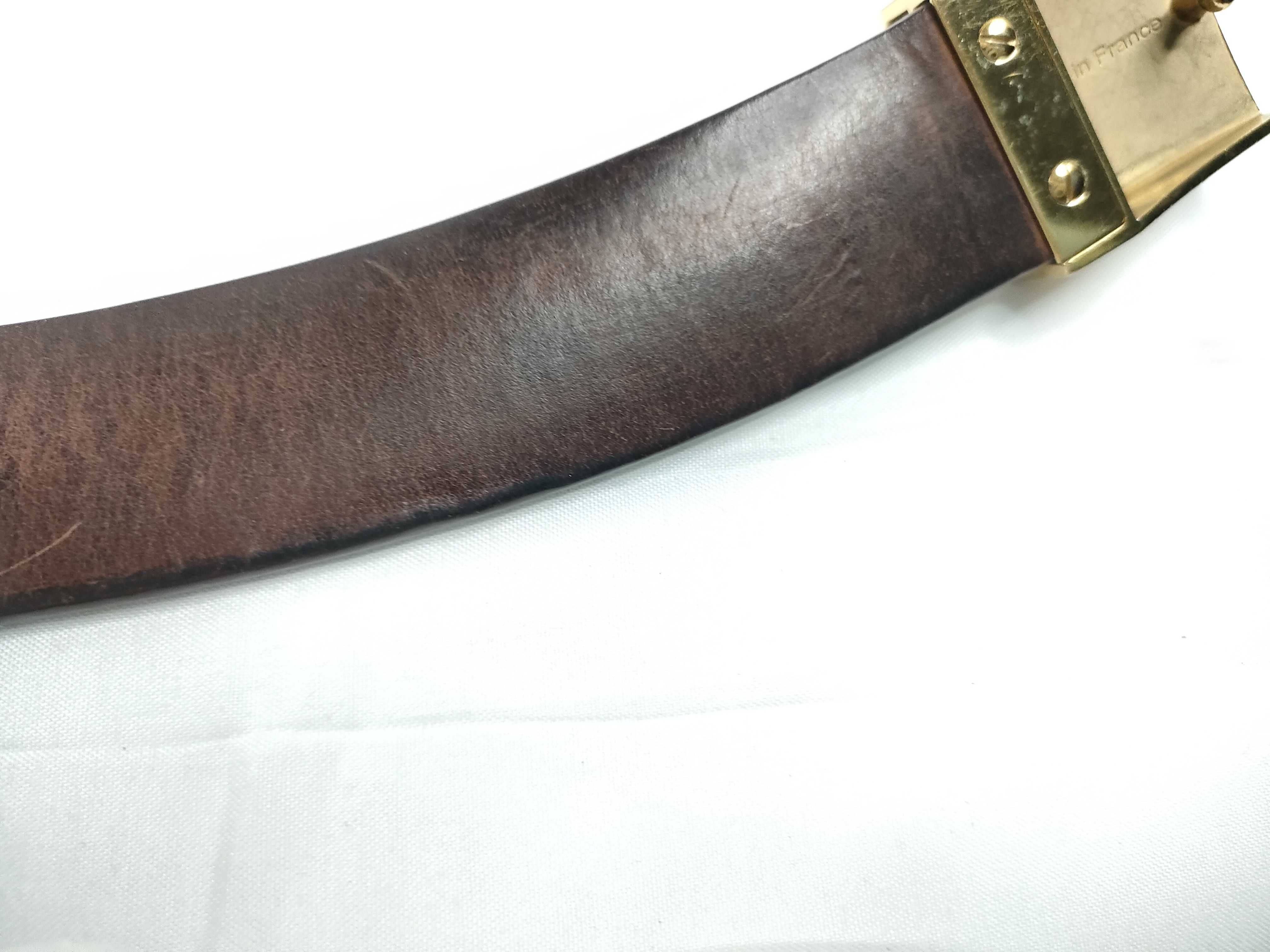 Monogram Louis Vuitton Belt Leather Monogram Belt — view 8