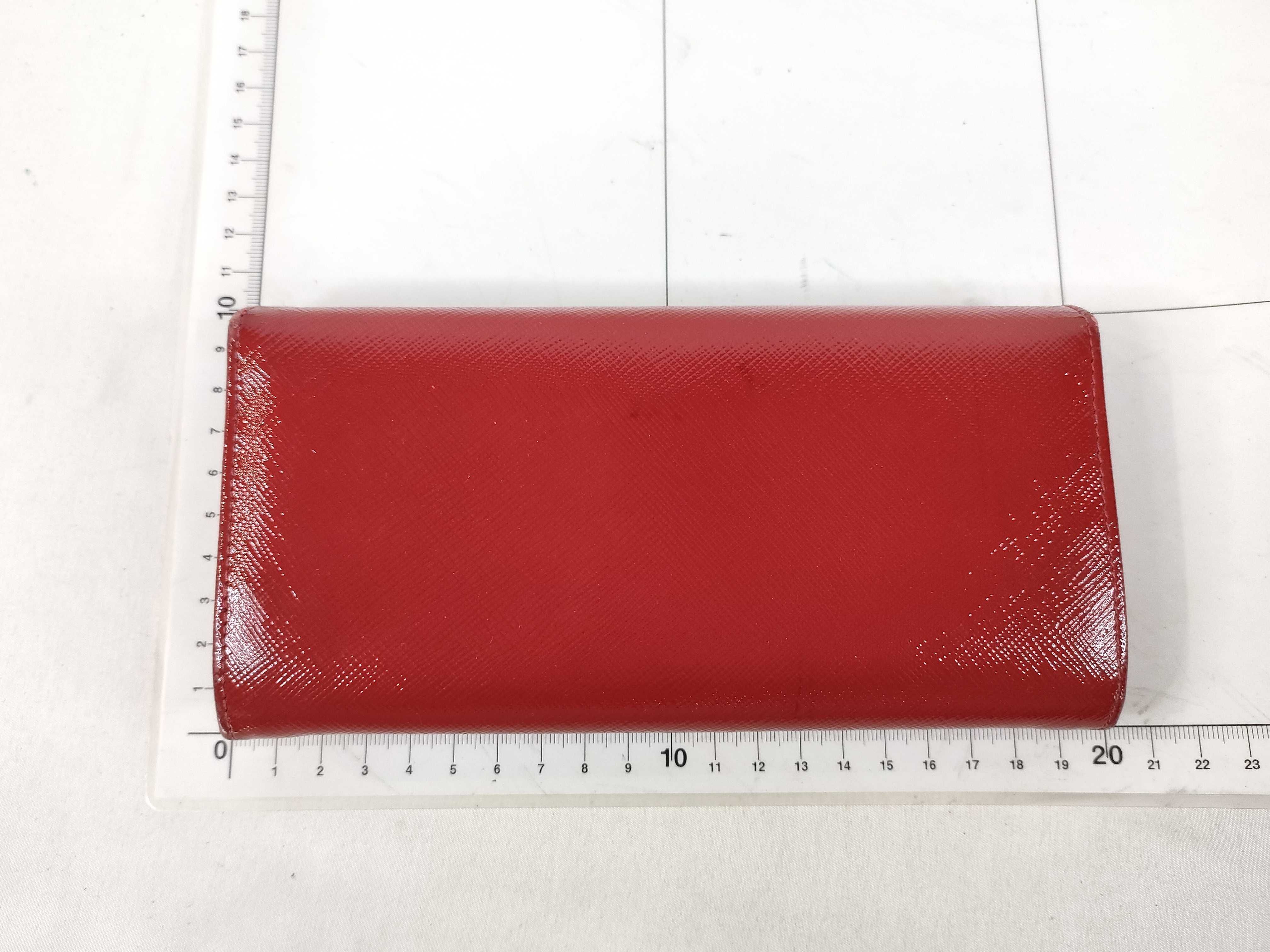 Saffiano 1M1349 Red Wallet — view 2