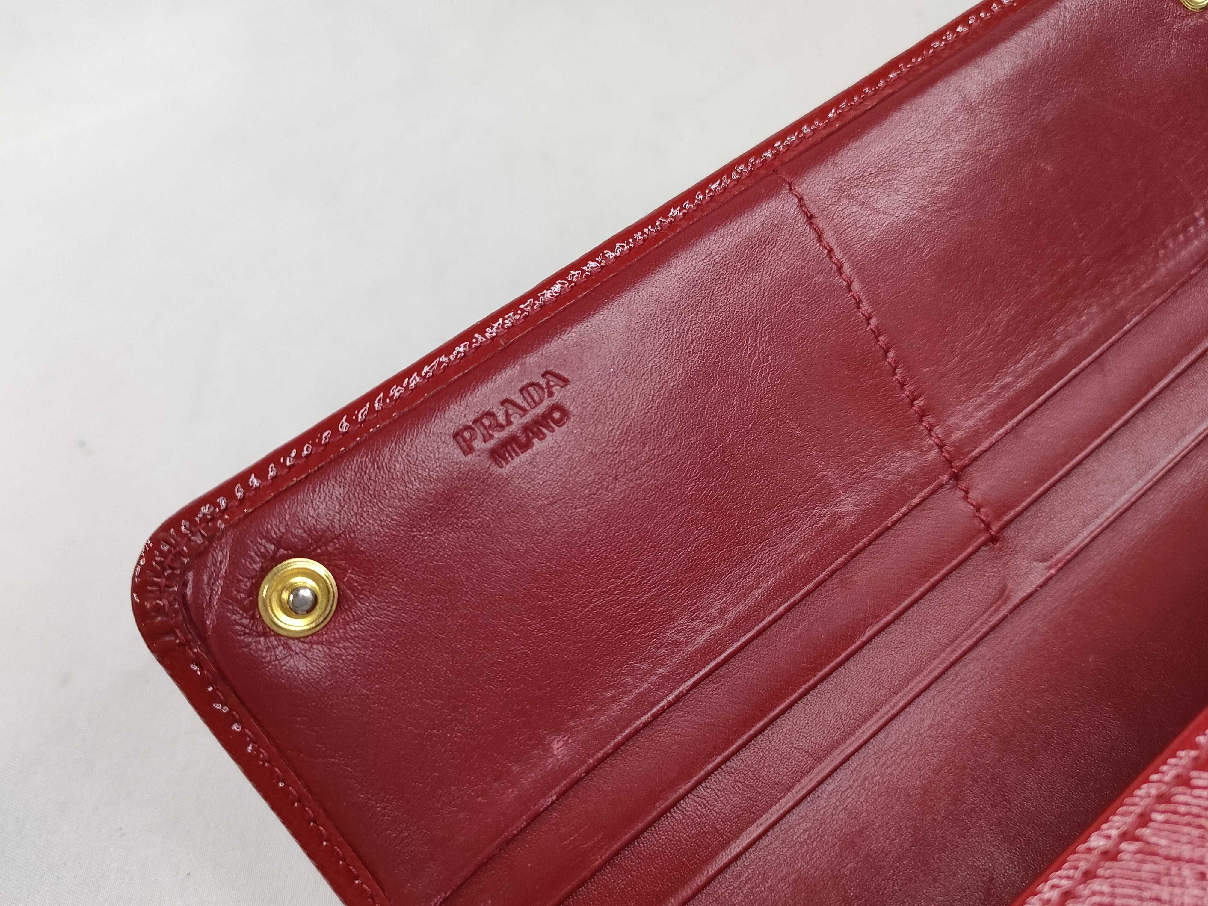 Saffiano 1M1349 Red Wallet — view 13