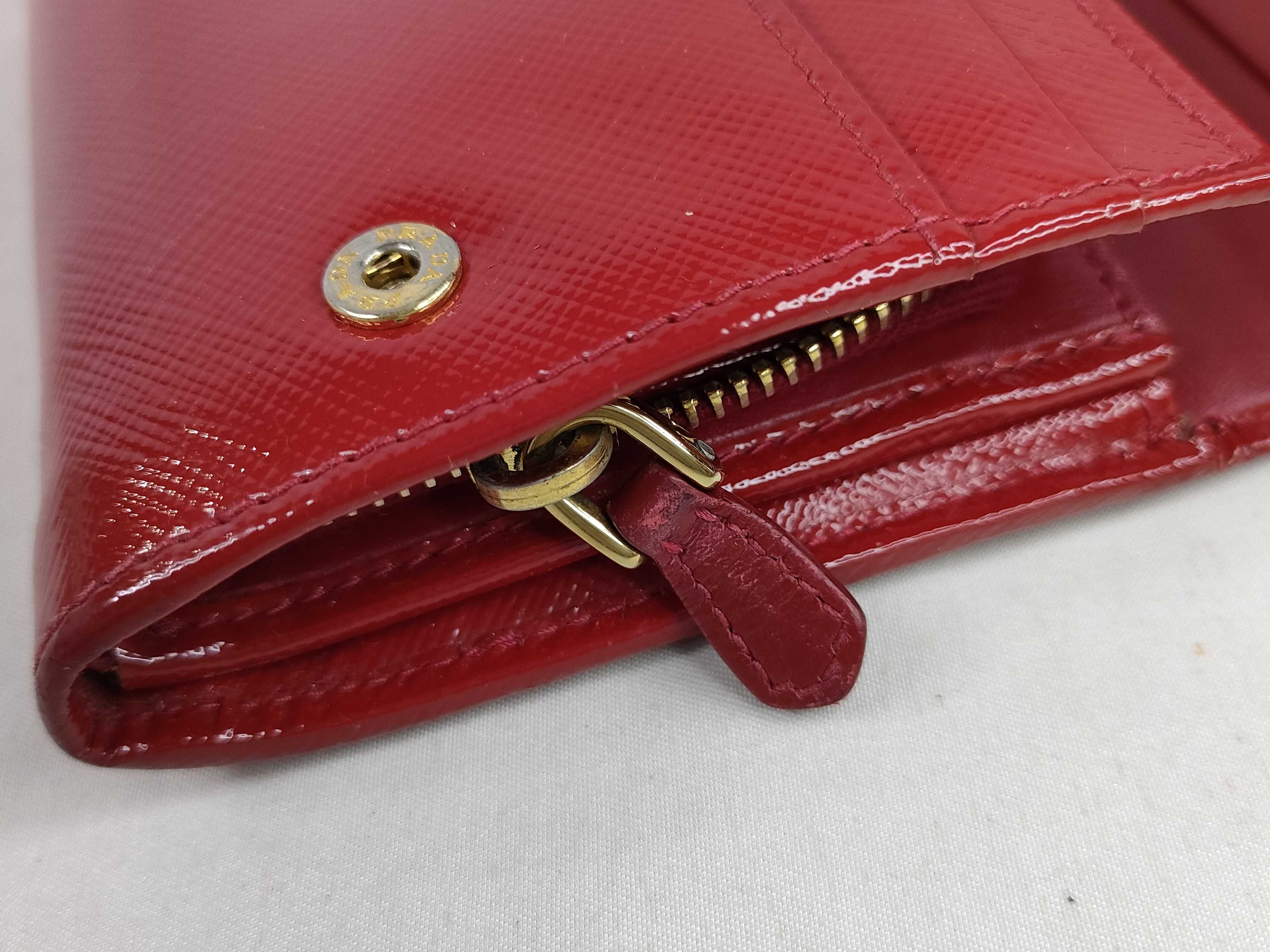 Saffiano 1M1349 Red Wallet — view 15