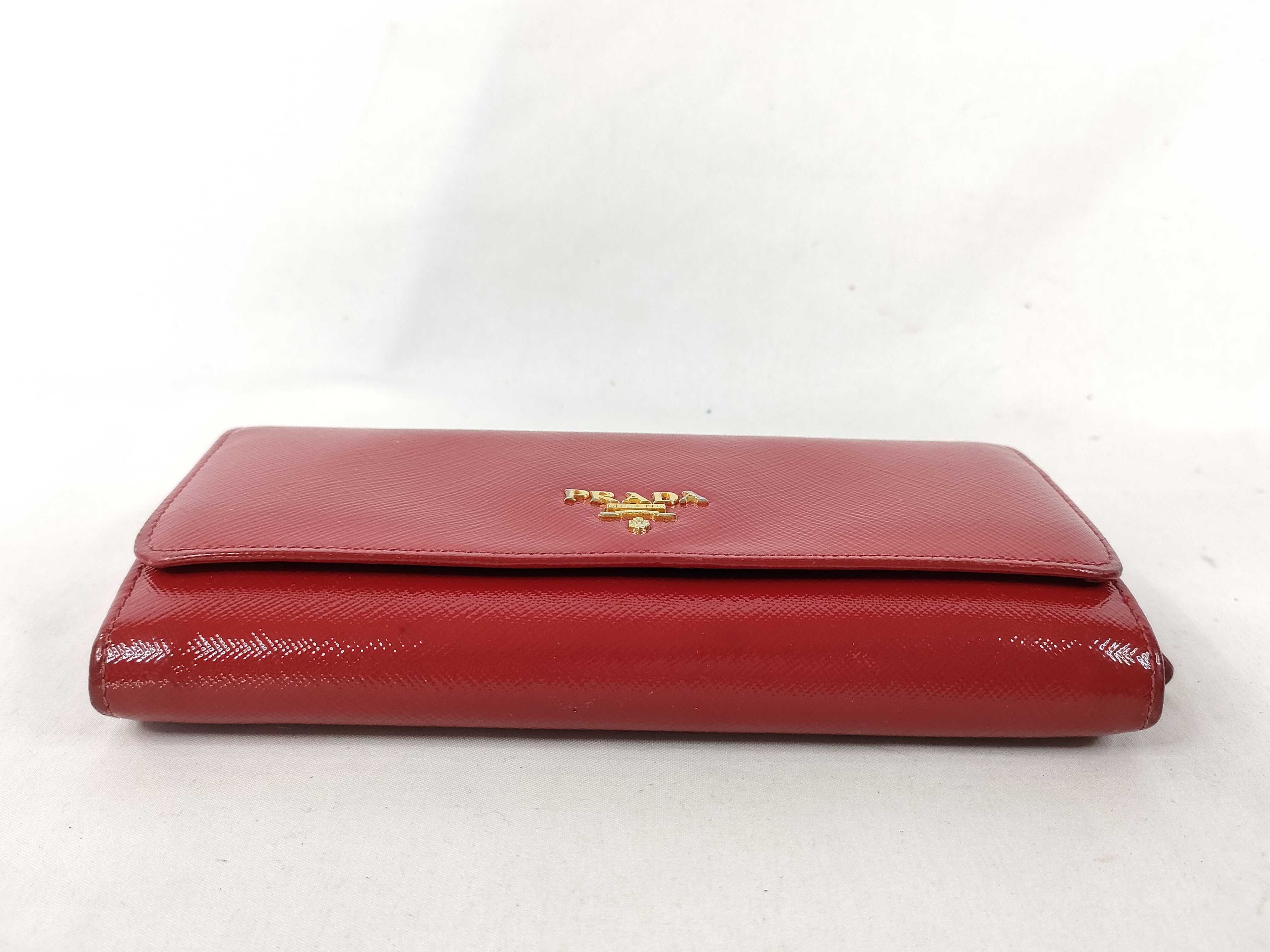 Saffiano 1M1349 Red Wallet — view 4