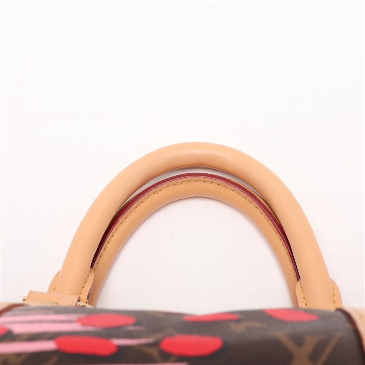 Monogram Jungle Dot Keepall Bandoulière 50 M41417 Brown x Red — view 6