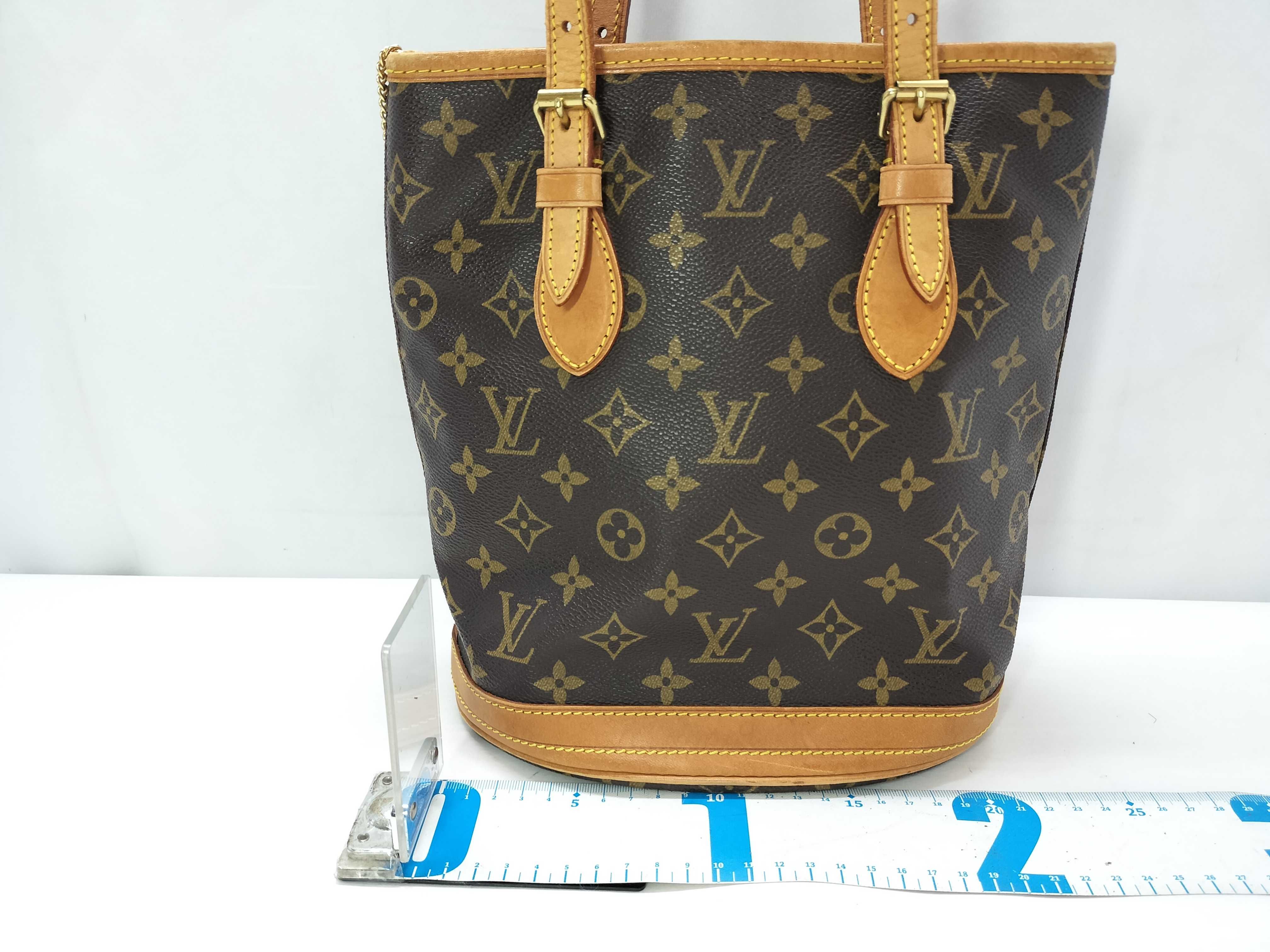 Monogram Bucket PM M42238 VI1020 Brown Tote Bag — view 2