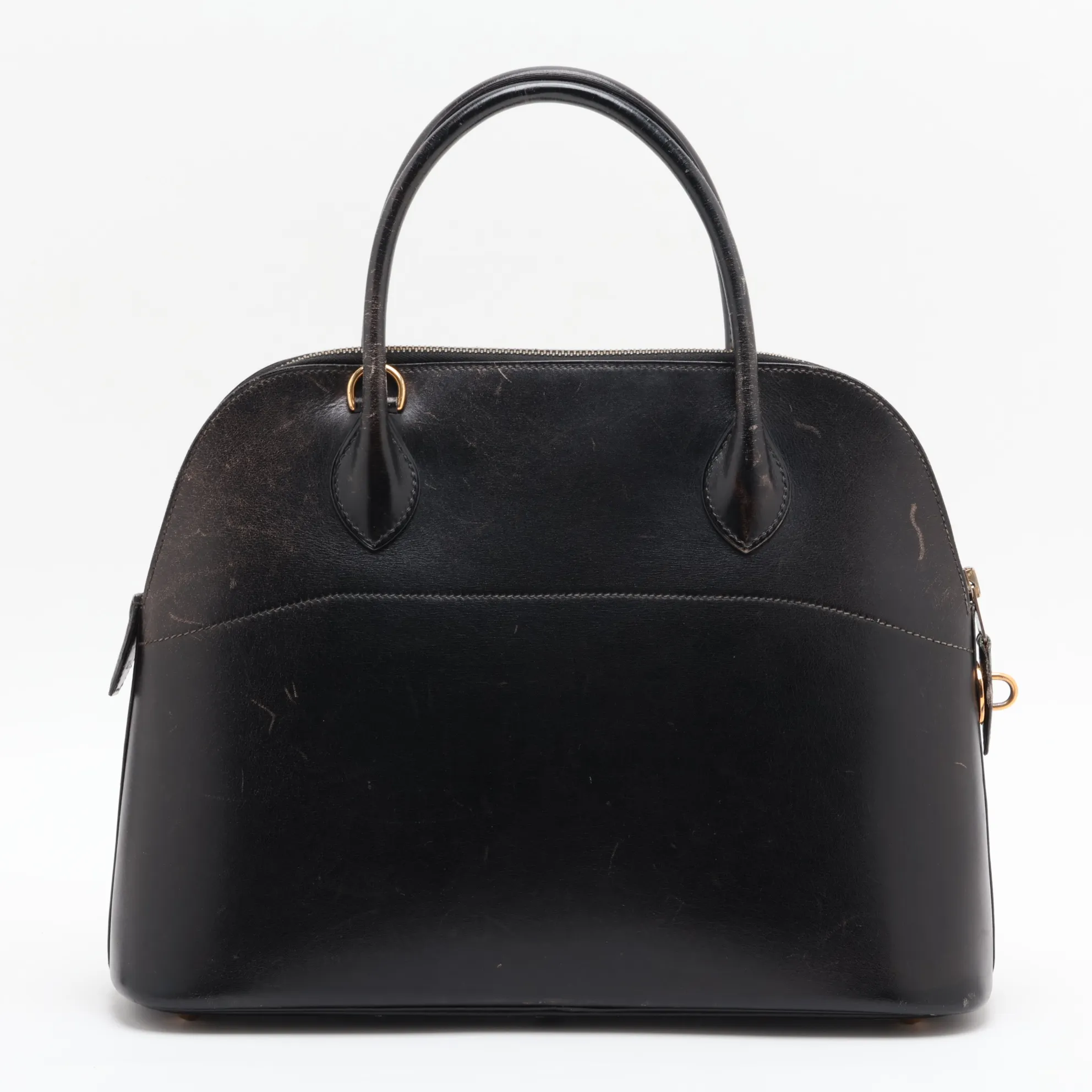 Bolide 31, Box Calf leather, Black, Gold hardware, faint engraving, — view 2