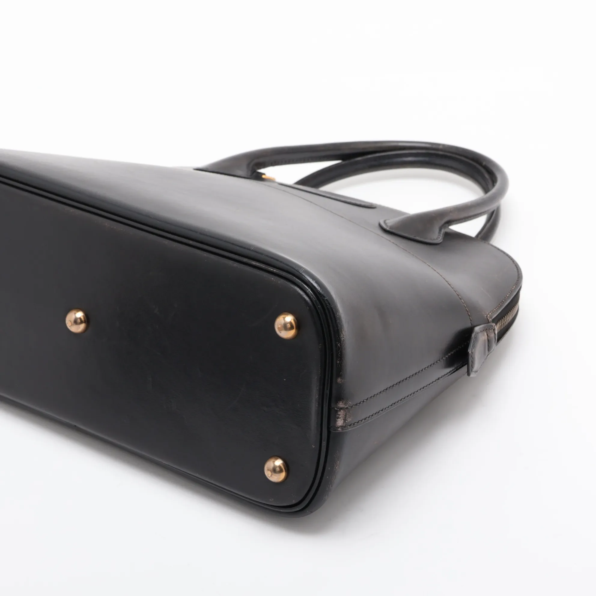 Bolide 31, Box Calf leather, Black, Gold hardware, faint engraving, — view 3