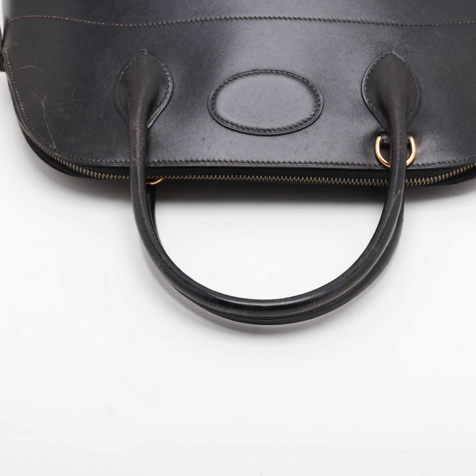 Bolide 31, Box Calf leather, Black, Gold hardware, faint engraving, — view 5