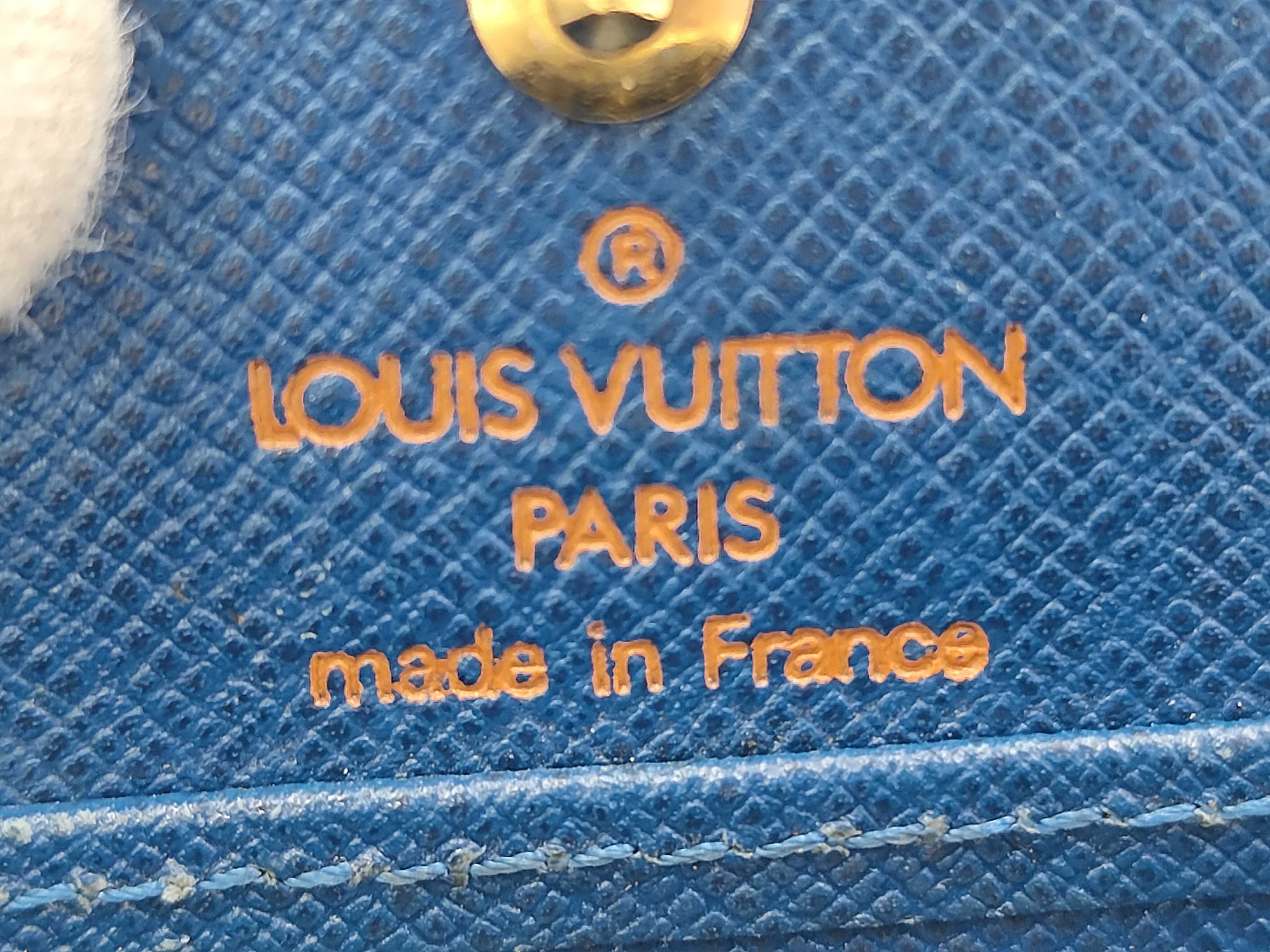 M63695 Epi Boite Toledo Blue Coin Case — view 5