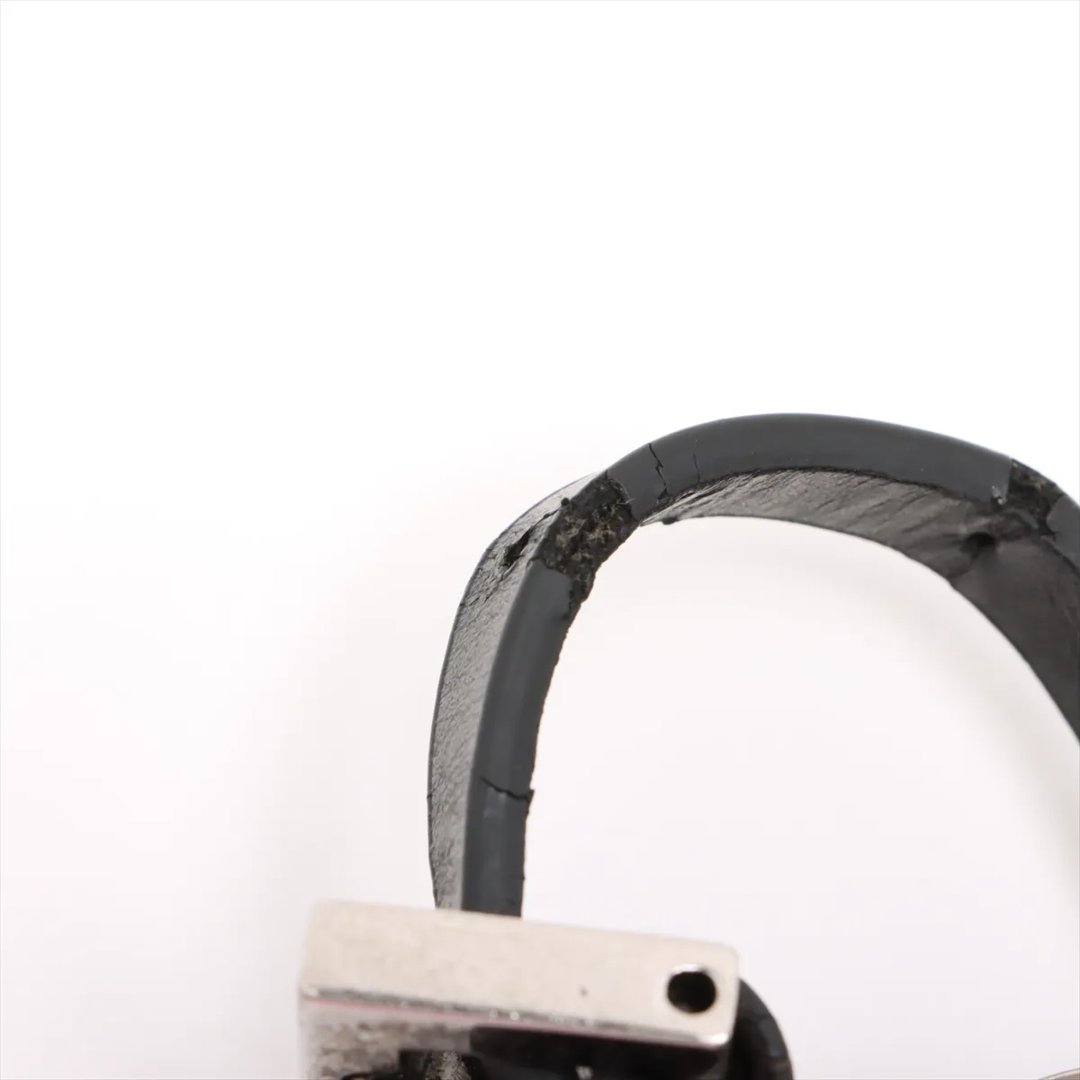 Zucchino Canvas x Leather Shoulder Bag Black — view 11