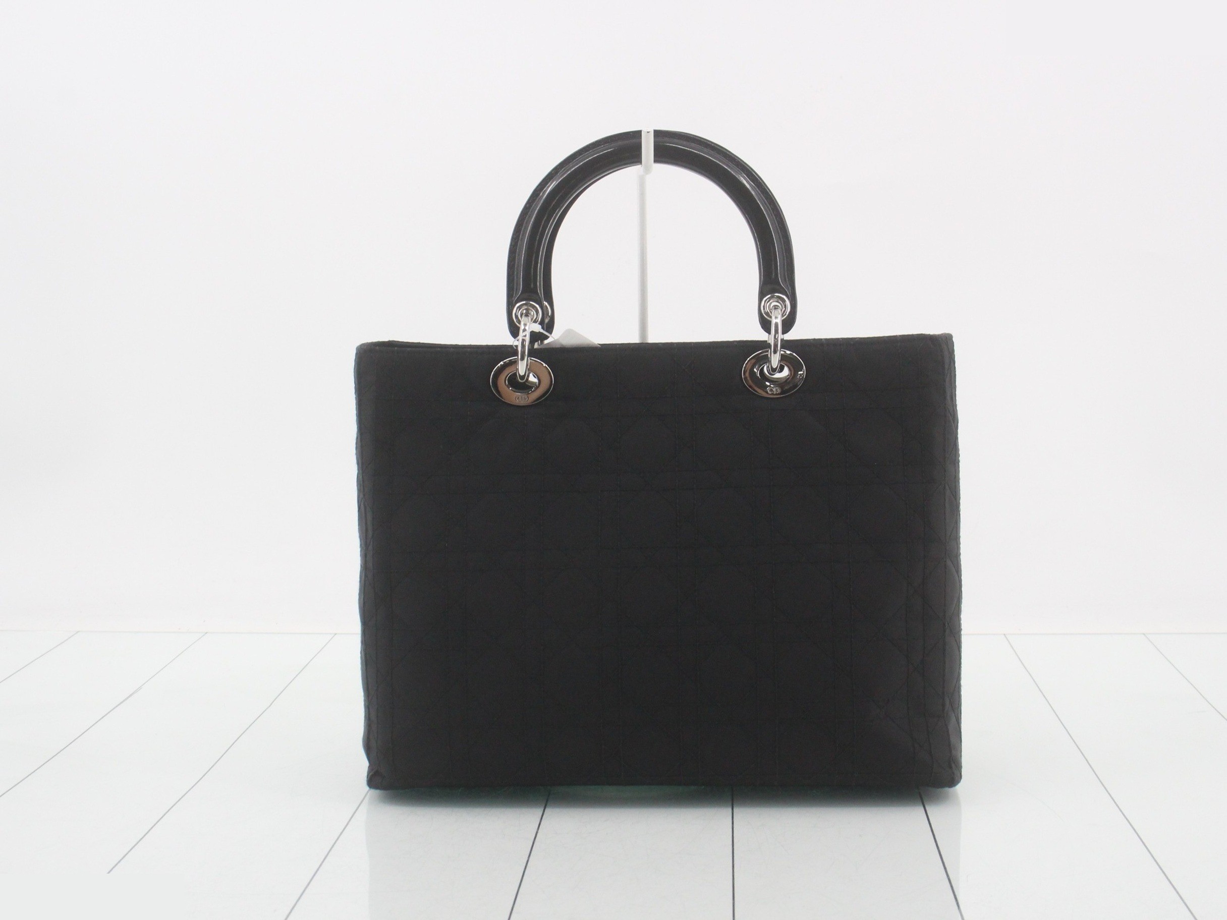 Lady Dior Cannage Nylon Handbag — view 2
