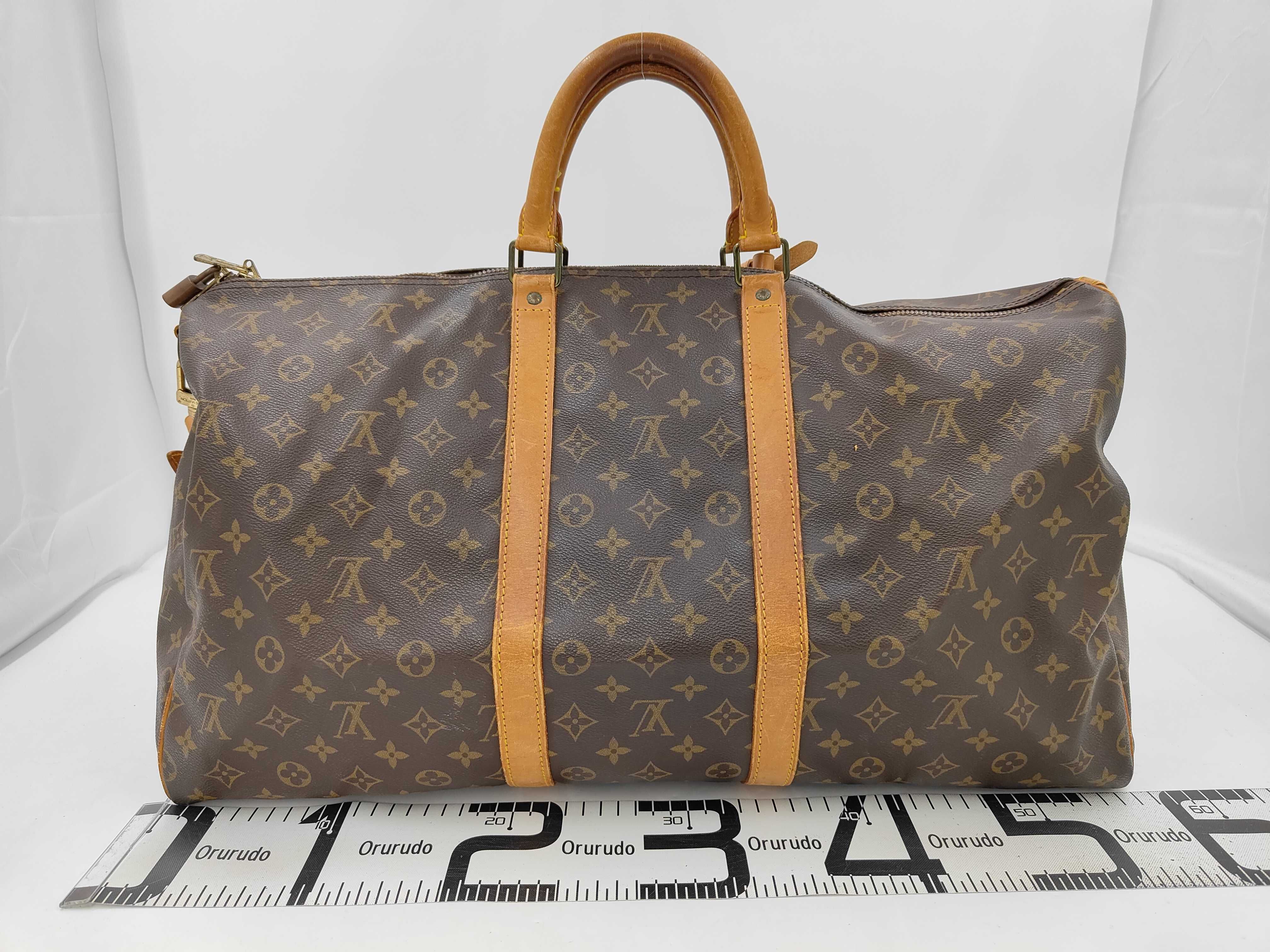 Monogram LV Bandoulière Boston Bag — view 2
