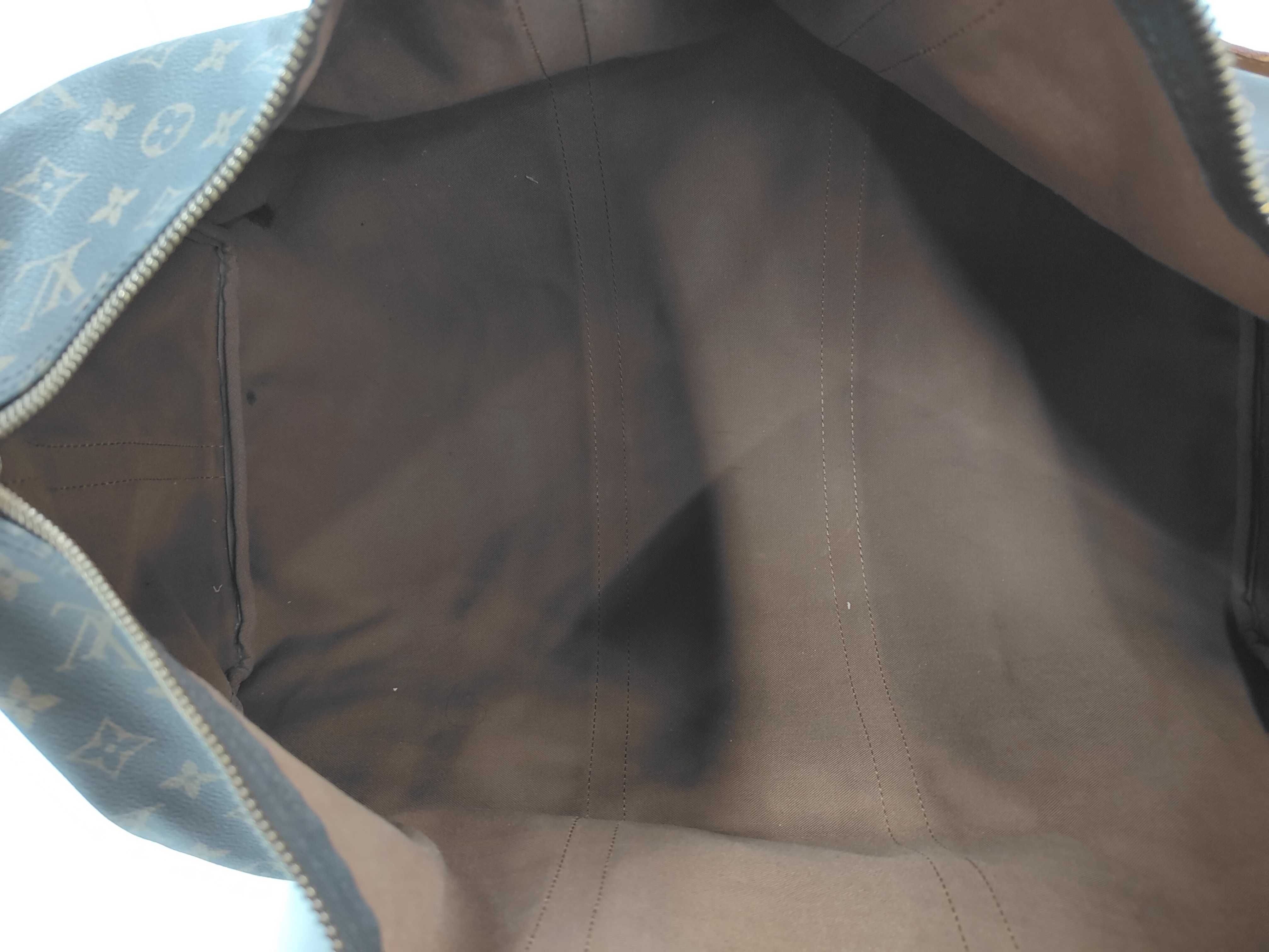 Monogram LV Bandoulière Boston Bag — view 12