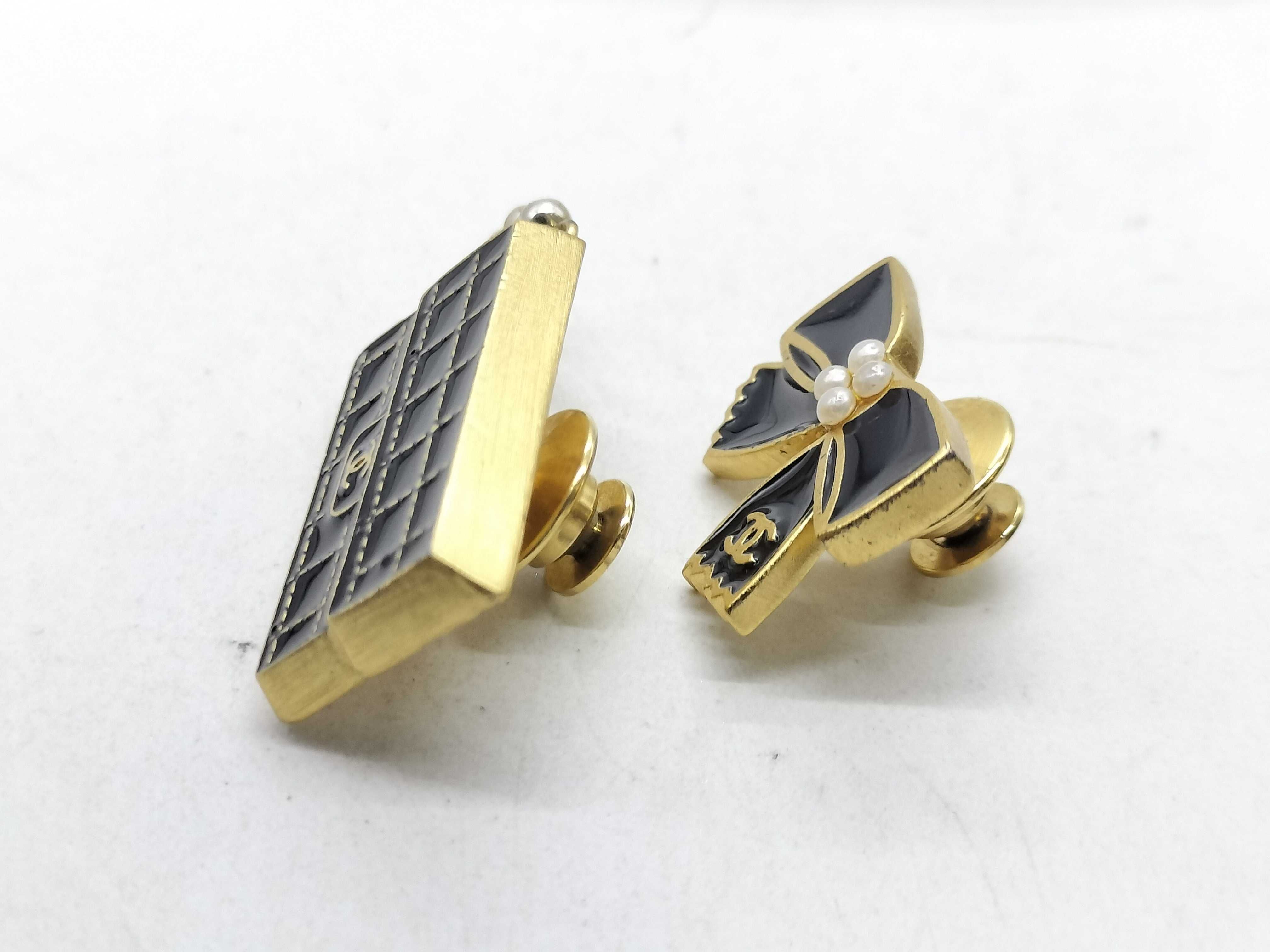 Ribbon Bag 02A Earrings Brooch — view 5