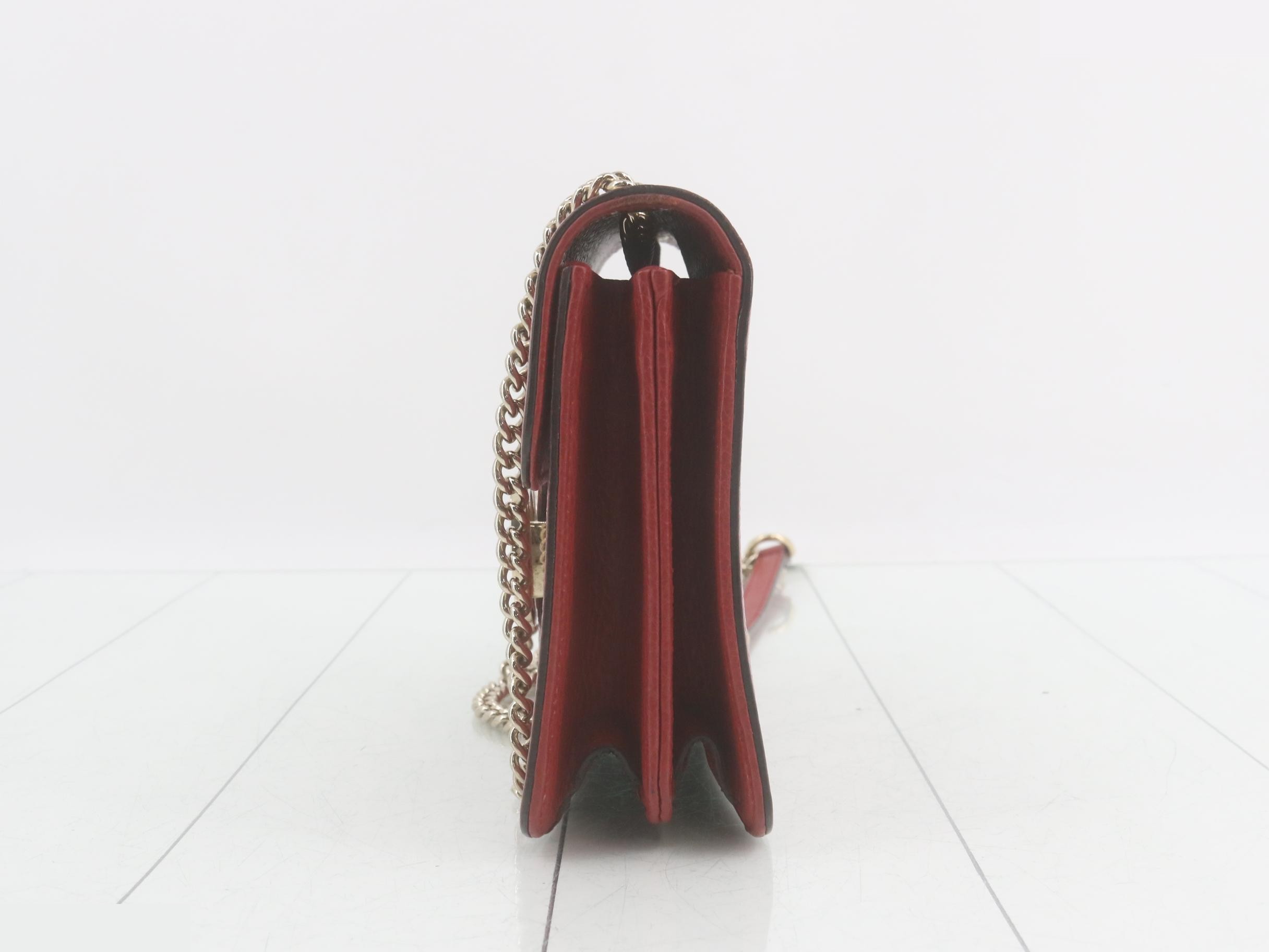 Interlocking Leather Shoulder Bag — view 3