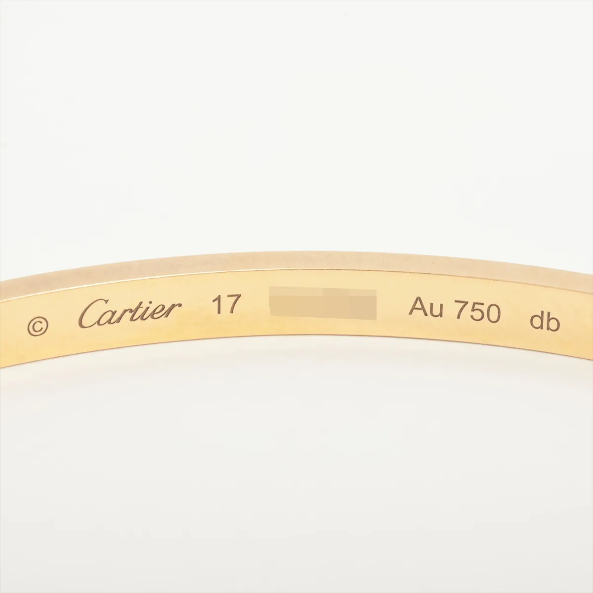 Love SM Bracelet 750 (Yellow Gold) 19.6g 17 191DZX with screwdriver — view 6