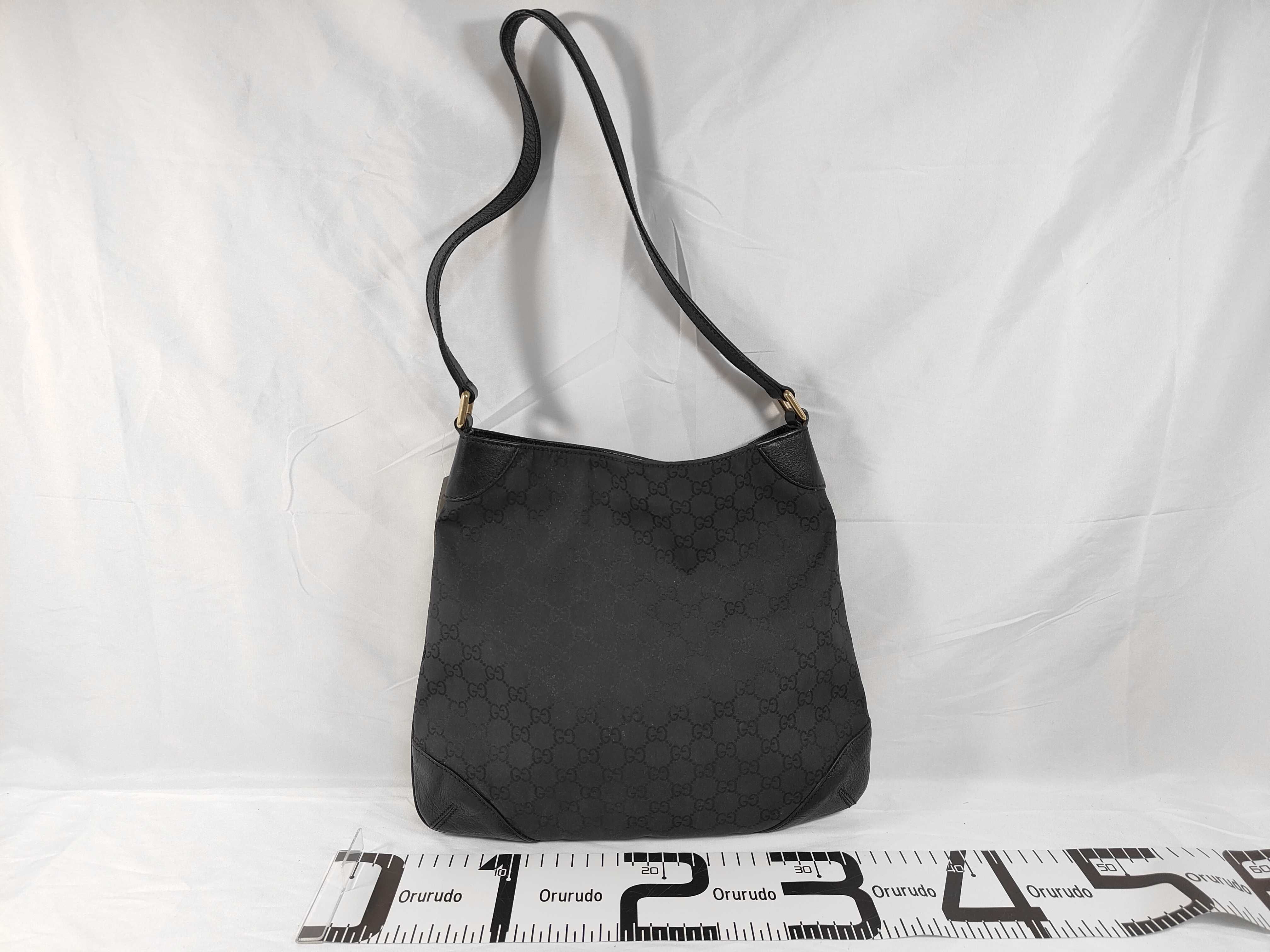 GG Canvas 257296 Tote Bag, Black, Shoulder Bag — view 2