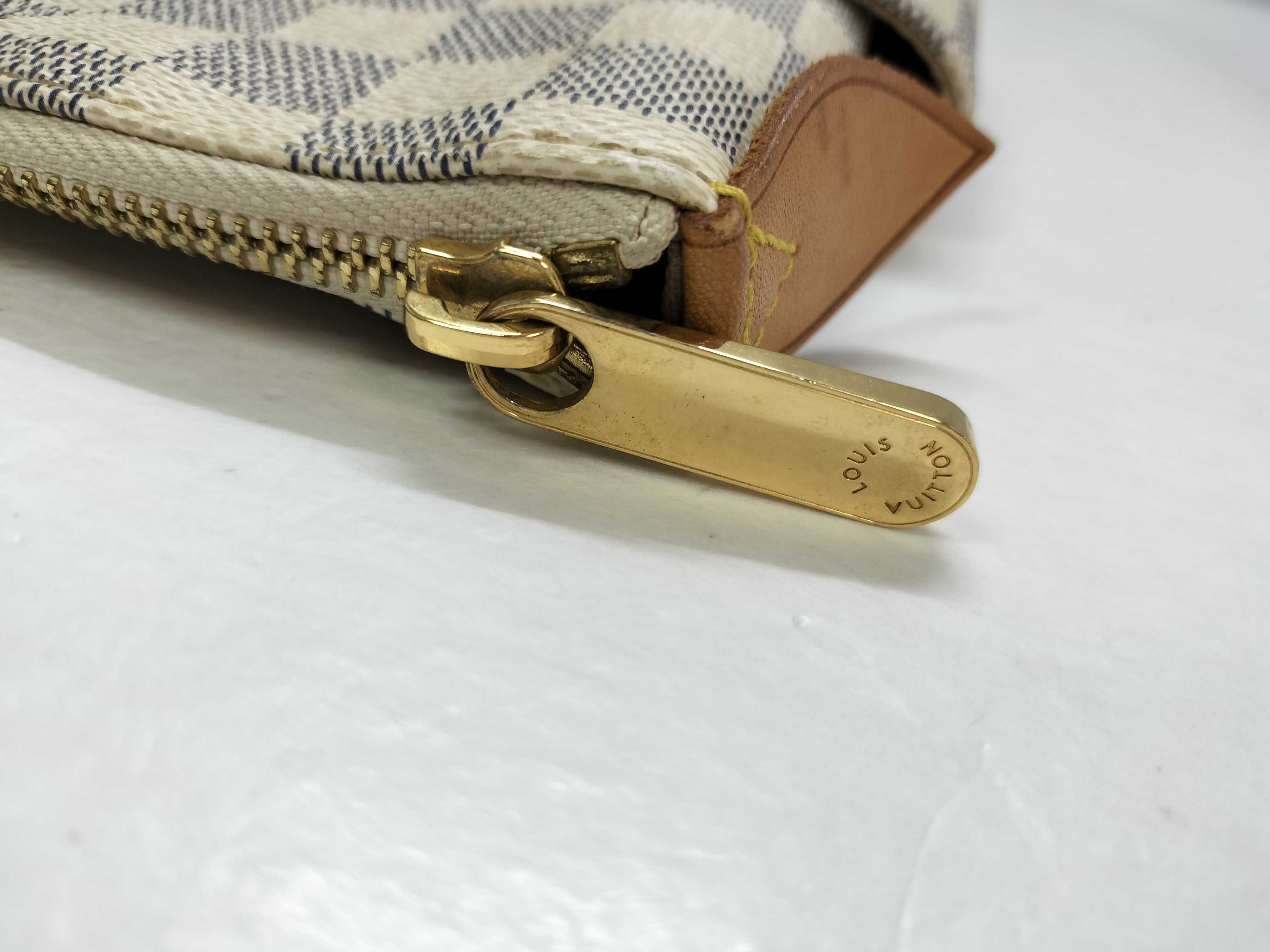 Damier Azur ID- Canvas Totally 28cm Hand Bag GHW Tote Bag — view 14