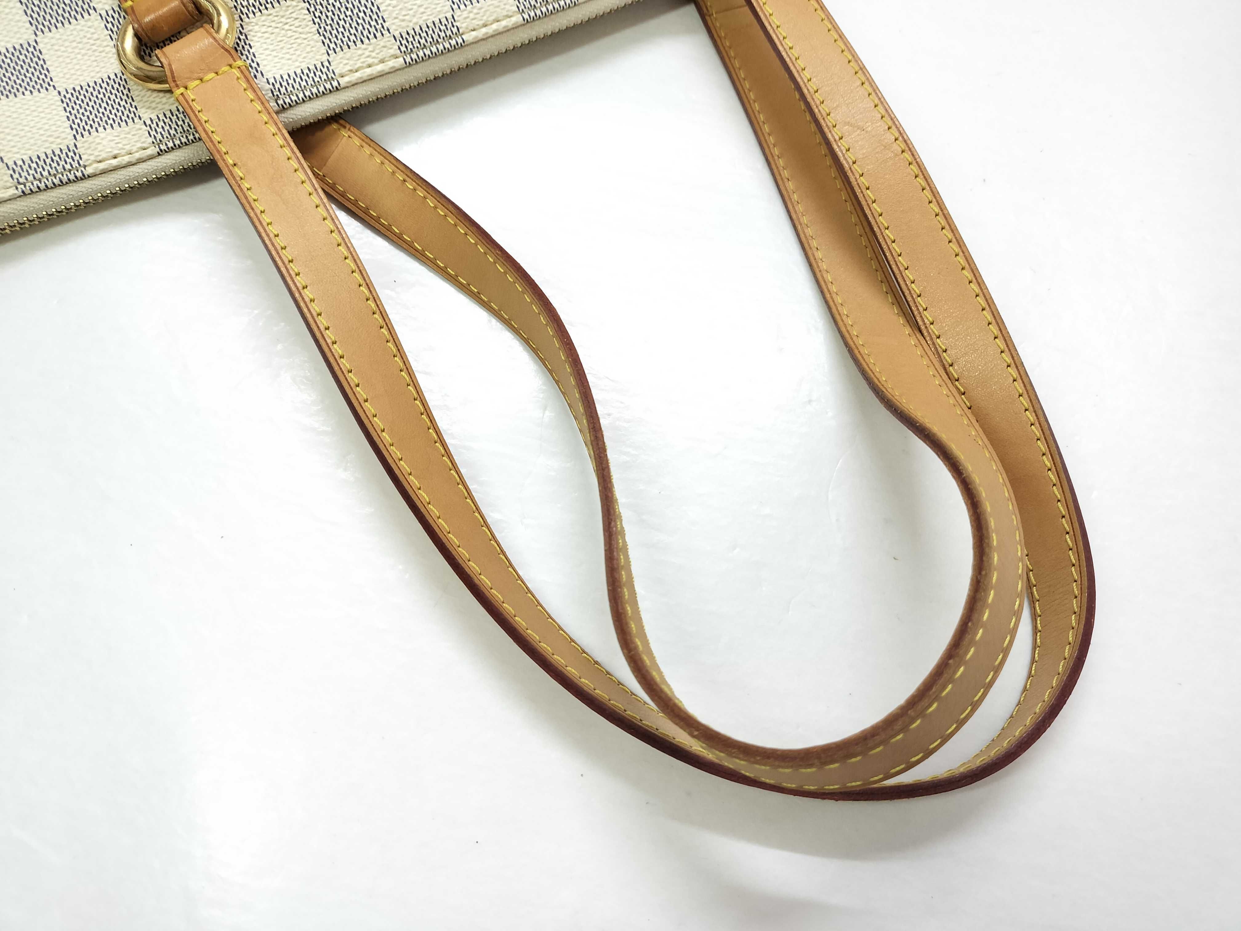 Damier Azur ID- Canvas Totally 28cm Hand Bag GHW Tote Bag — view 3