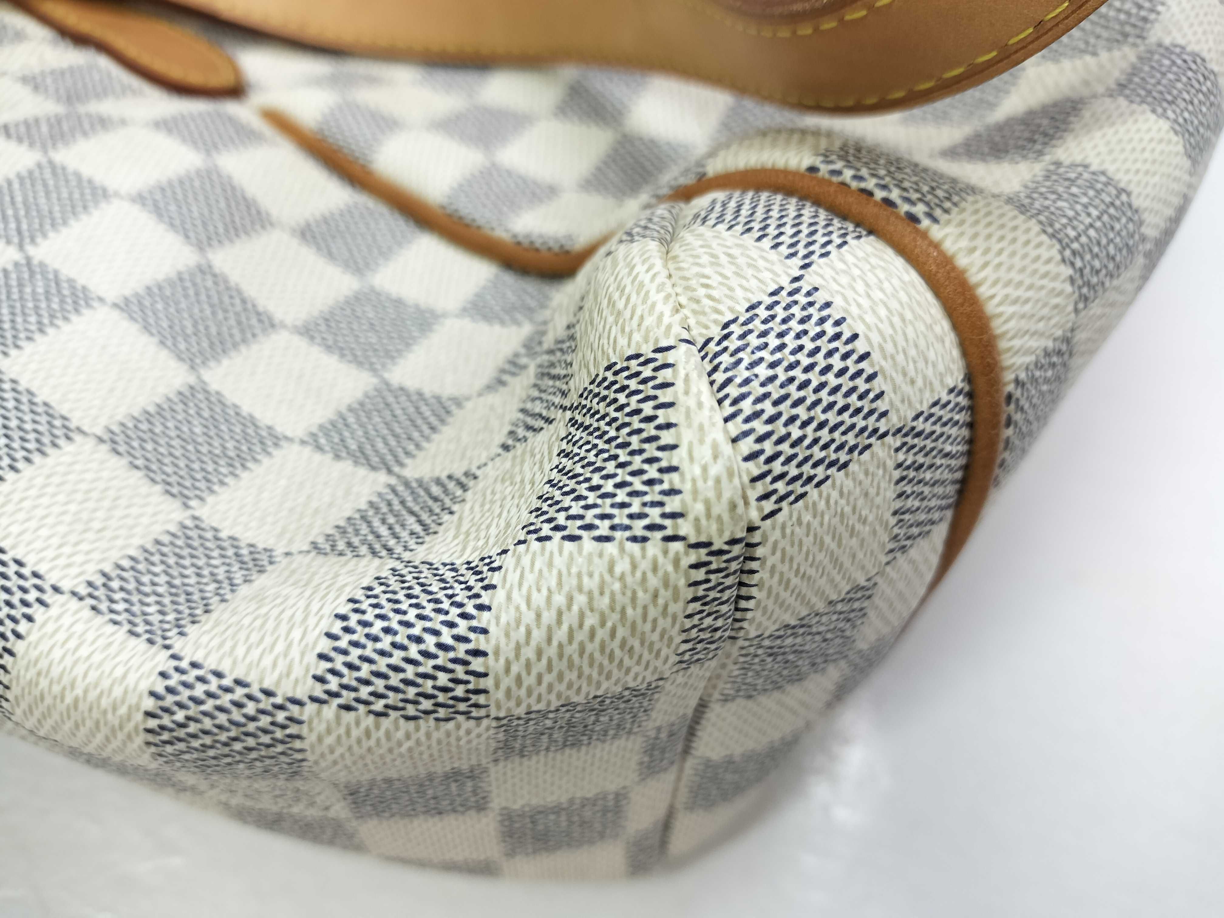 Damier Azur ID- Canvas Totally 28cm Hand Bag GHW Tote Bag — view 7
