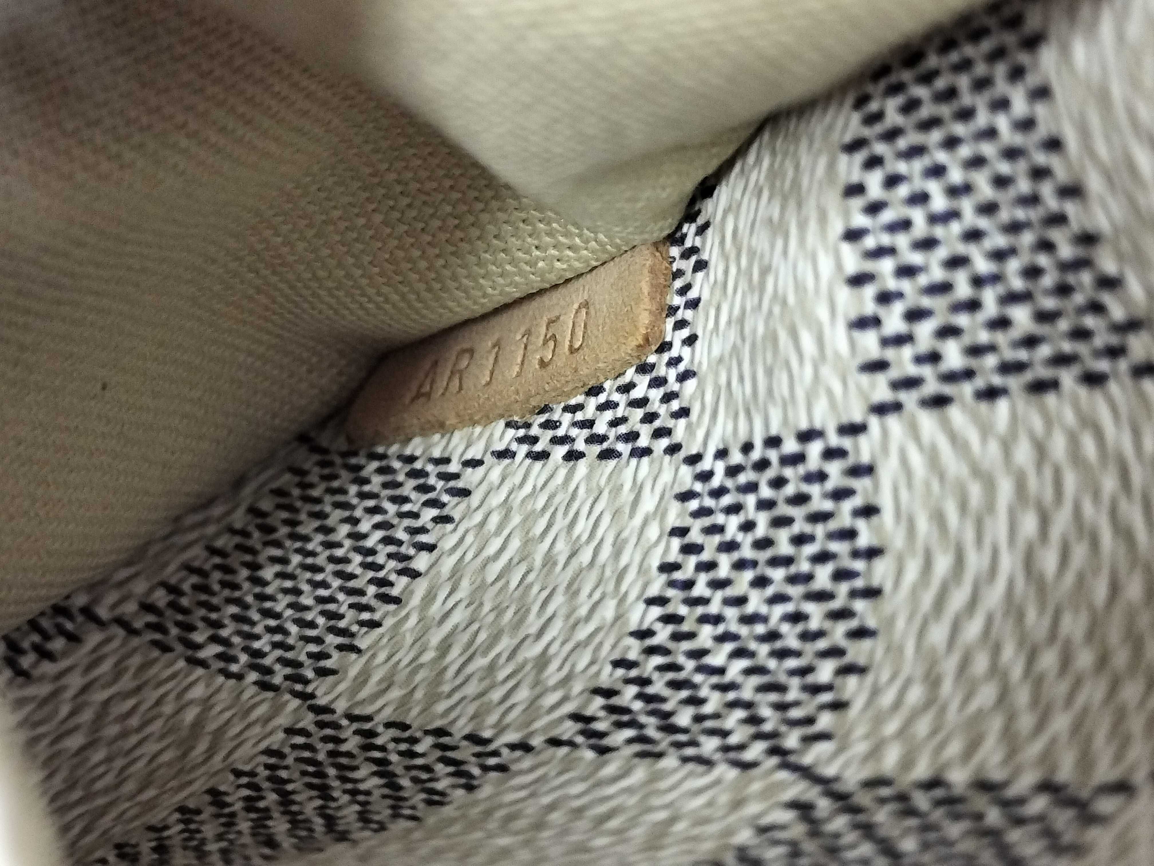 Damier Azur ID- Canvas Totally 28cm Hand Bag GHW Tote Bag — view 10