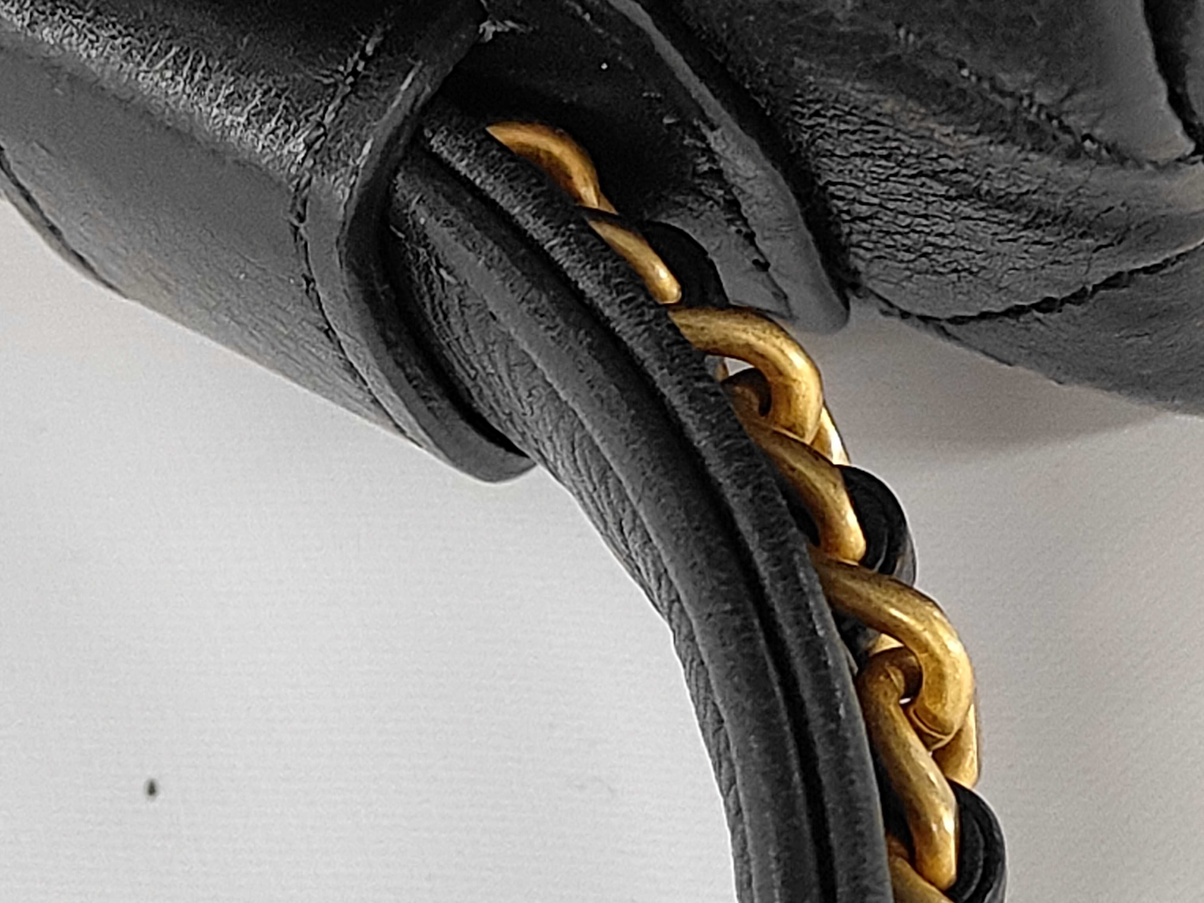 CHANEL19 Chain Shoulder Bag, Black Lambskin, Mixed Hardware Shoulder Bag — view 5