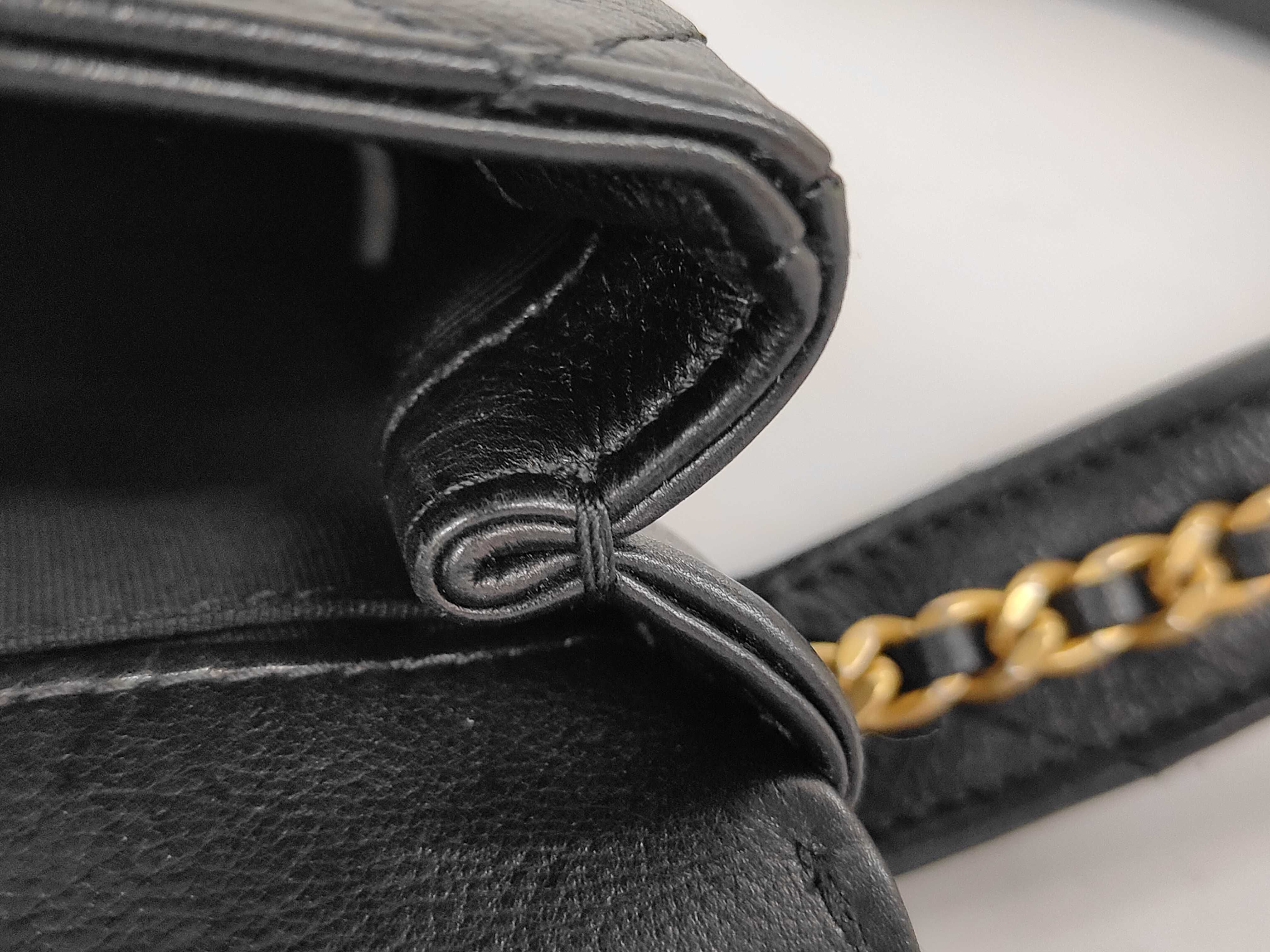 CHANEL19 Chain Shoulder Bag, Black Lambskin, Mixed Hardware Shoulder Bag — view 8