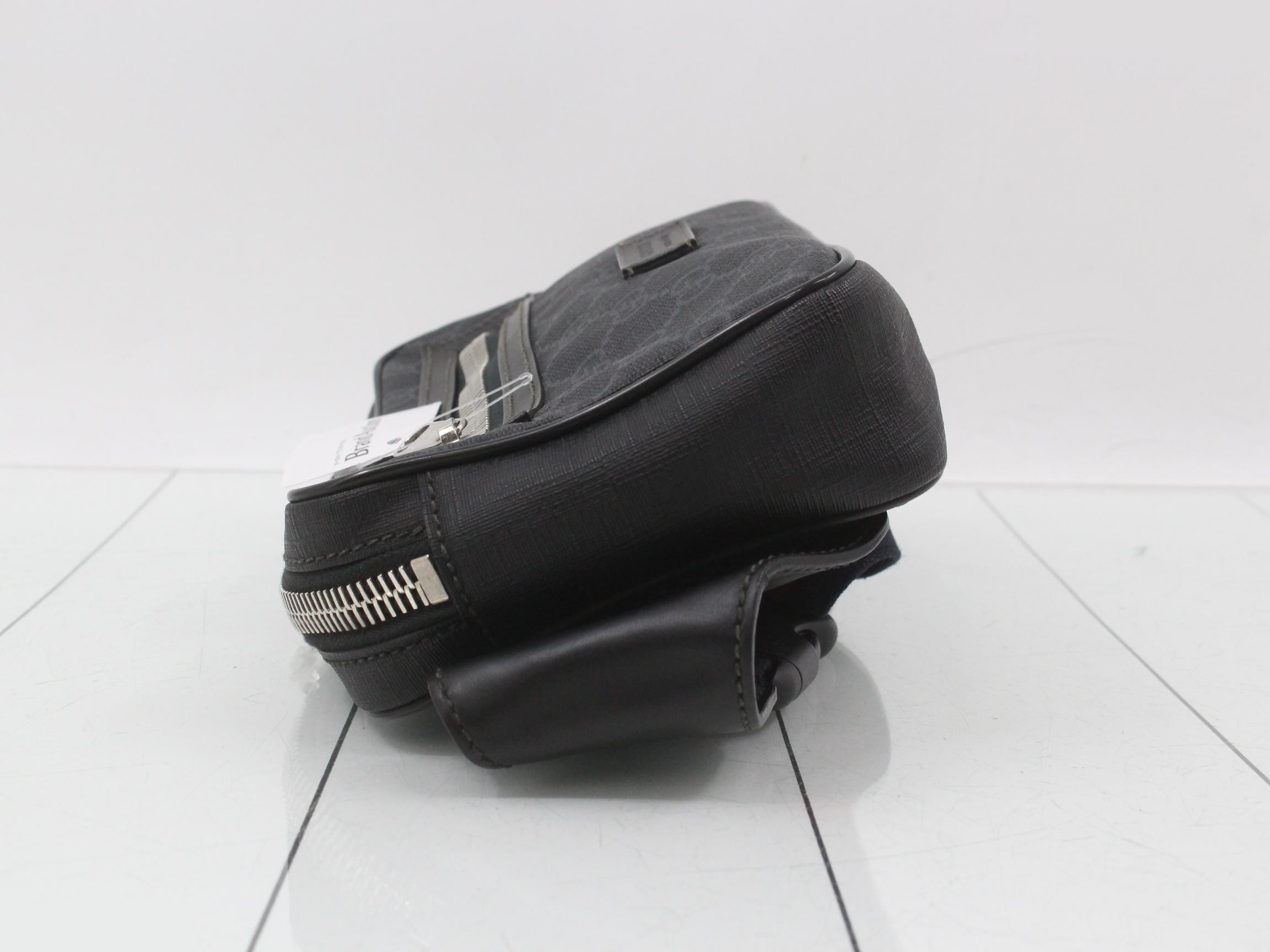 474293 GG Supreme Waist Bag, Black — view 4