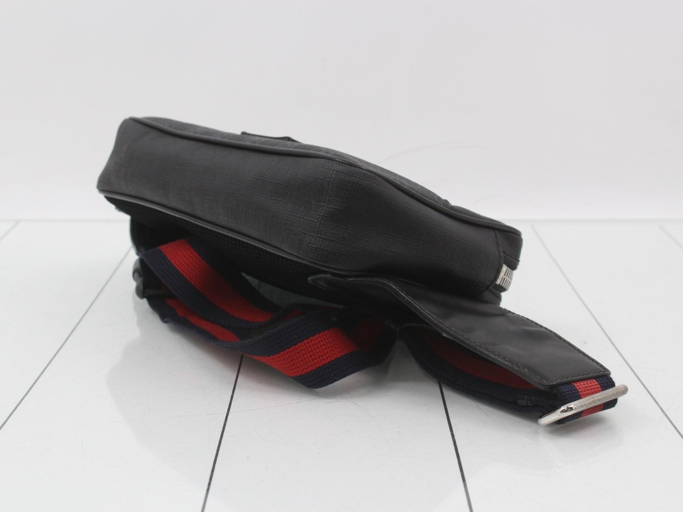 474293 GG Supreme Waist Bag, Black — view 6