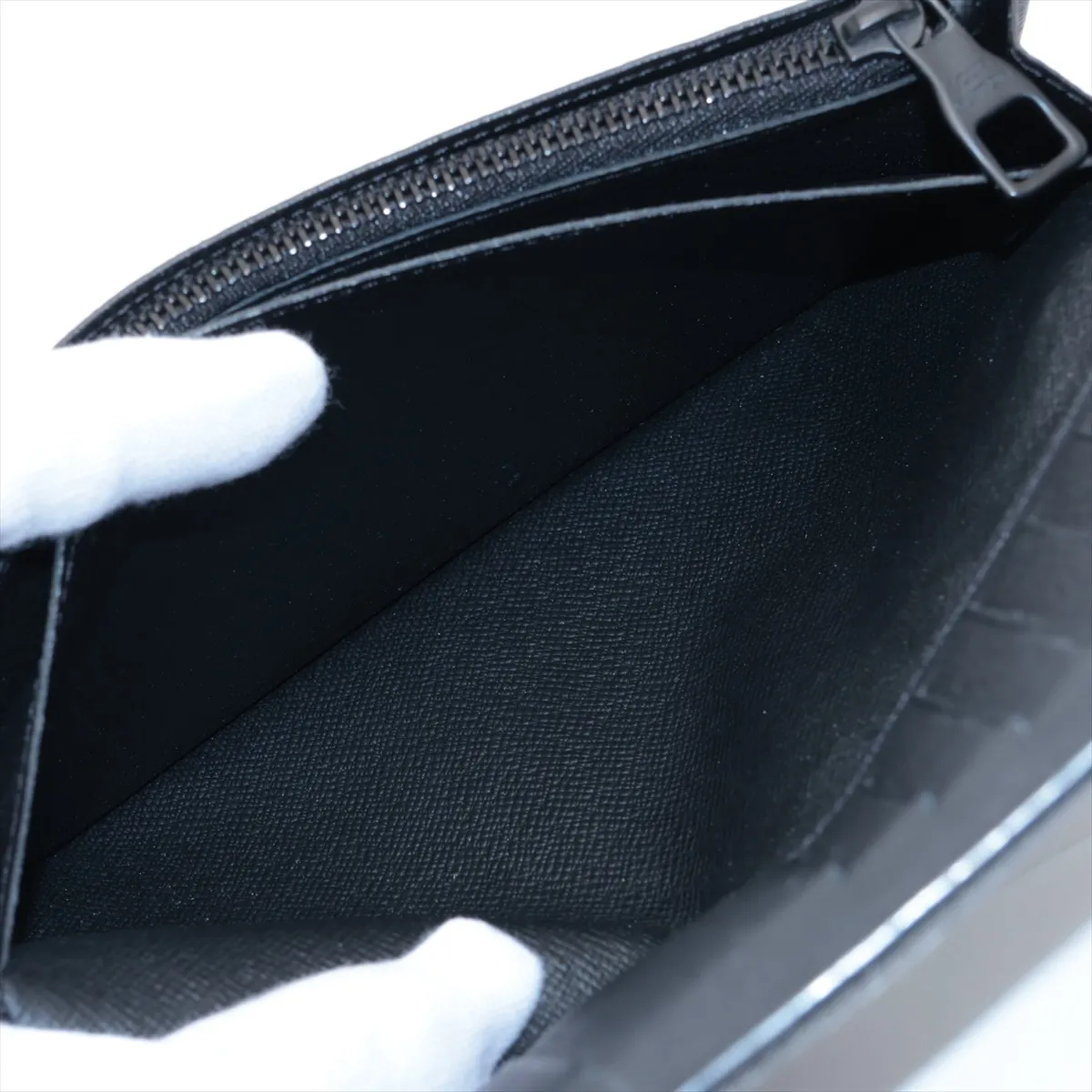 x Yayoi Kusama LV x YK Portefeuille Brazza M81932 Leather Long Wallet Black (RFID detected) — view 6