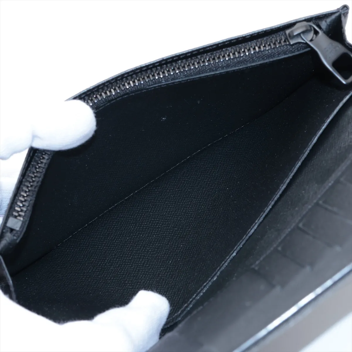 x Yayoi Kusama LV x YK Portefeuille Brazza M81932 Leather Long Wallet Black (RFID detected) — view 7