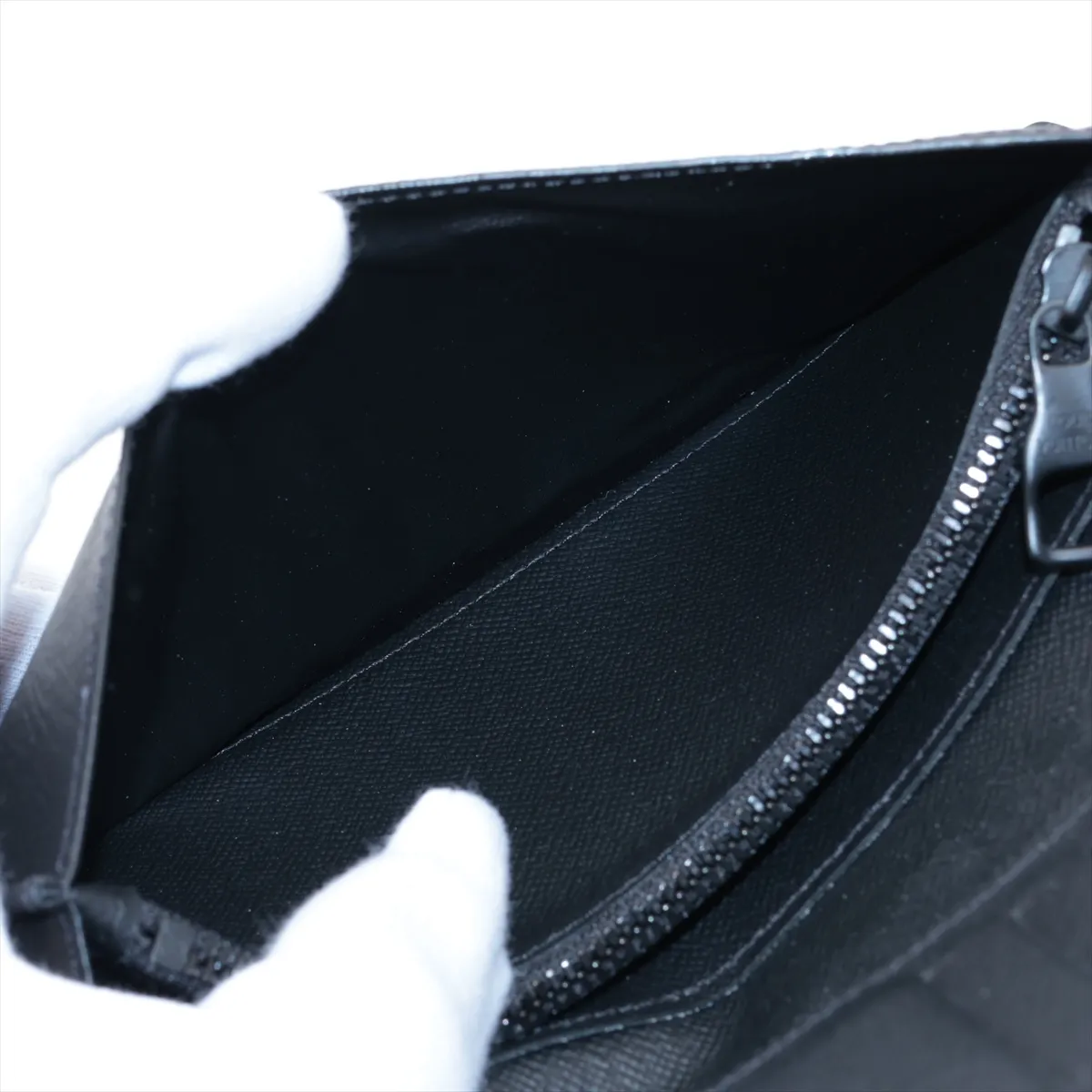 x Yayoi Kusama LV x YK Portefeuille Brazza M81932 Leather Long Wallet Black (RFID detected) — view 8