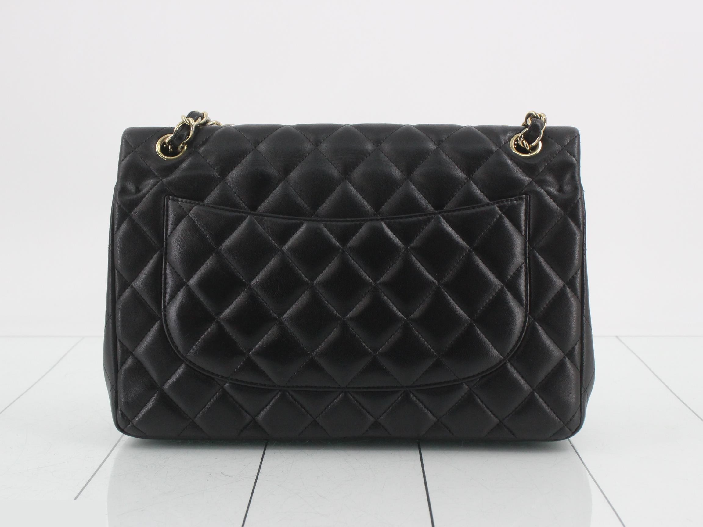 Large Matelassé 30 Leather Double Flap Double Chain Shoulder Bag — view 2