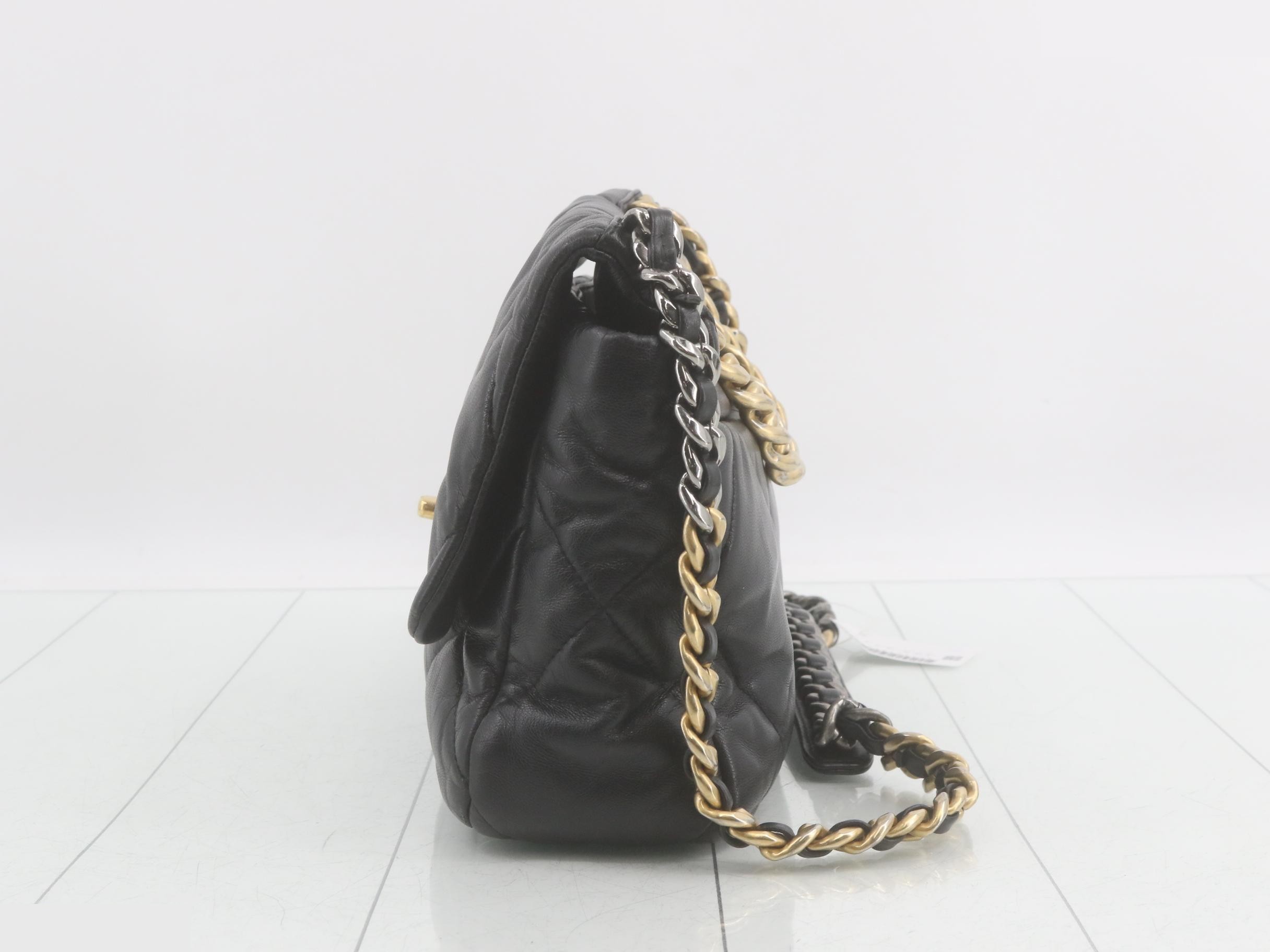 19 Leather 2-Way Chain Shoulder/Handbag — view 3