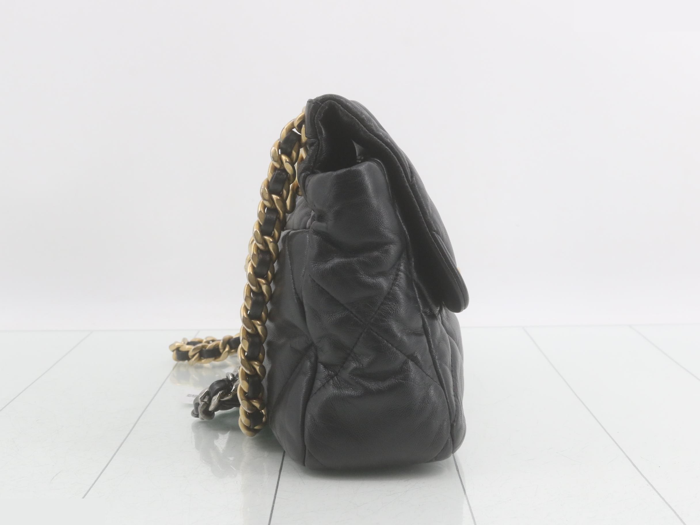 19 Leather 2-Way Chain Shoulder/Handbag — view 4