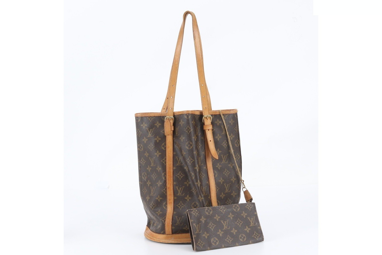 Monogram Bucket GM M42236 Leather Tote Bag