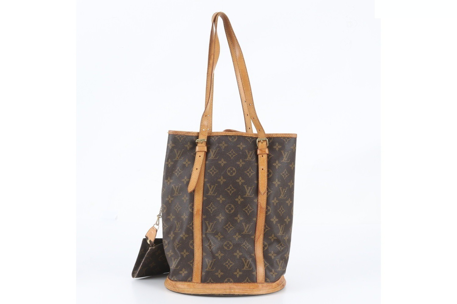 Monogram Bucket GM M42236 Leather Tote Bag — view 3