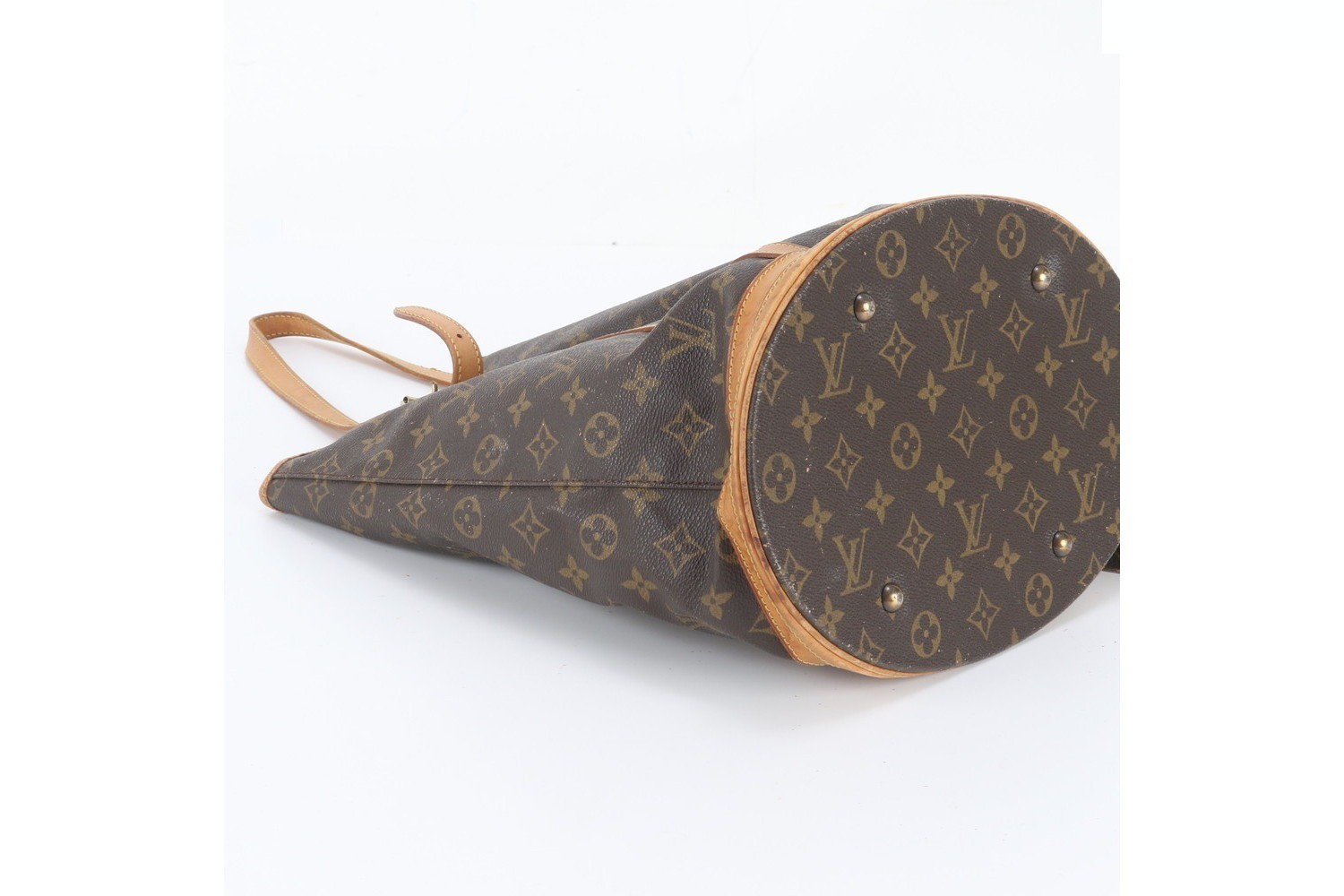 Monogram Bucket GM M42236 Leather Tote Bag — view 5
