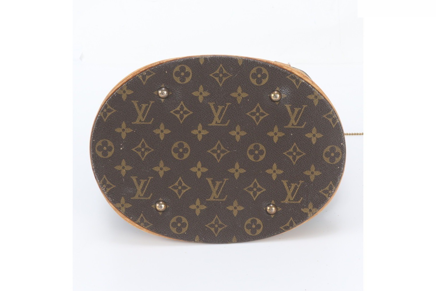 Monogram Bucket GM M42236 Leather Tote Bag — view 6