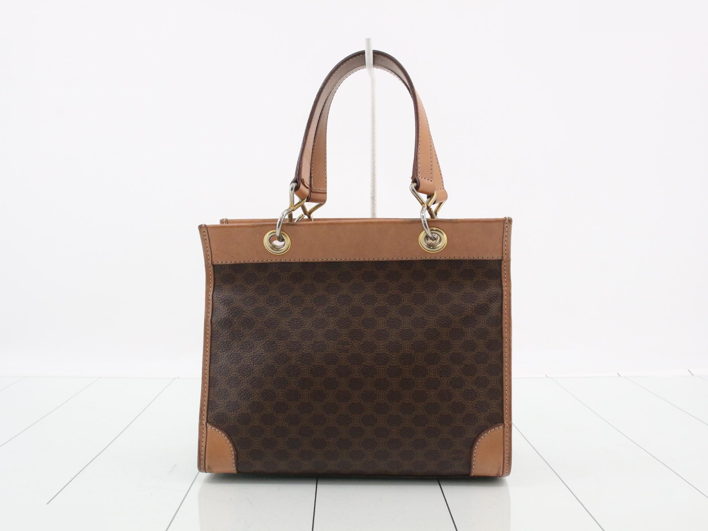 Macadam Small Tote Bag, Brown, 25 x 21 x 12 cm — view 2