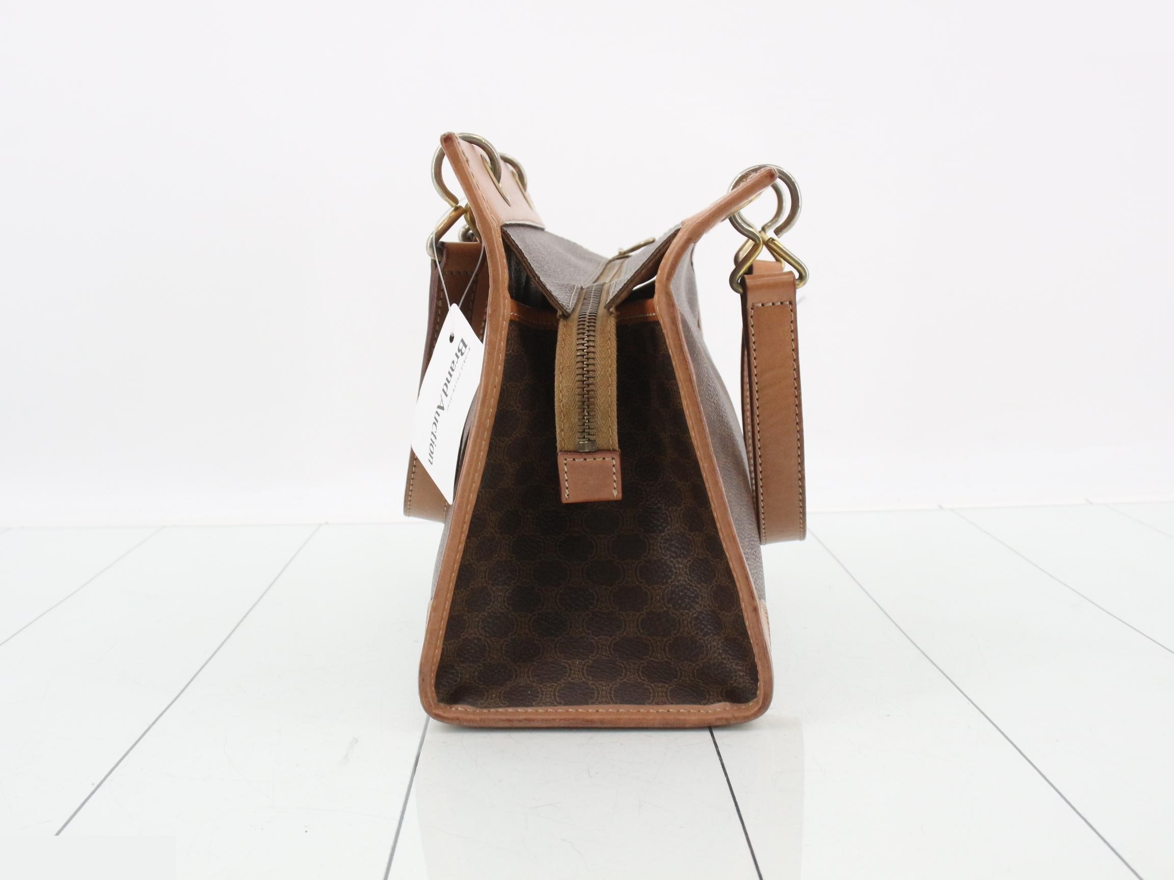 Macadam Small Tote Bag, Brown, 25 x 21 x 12 cm — view 3