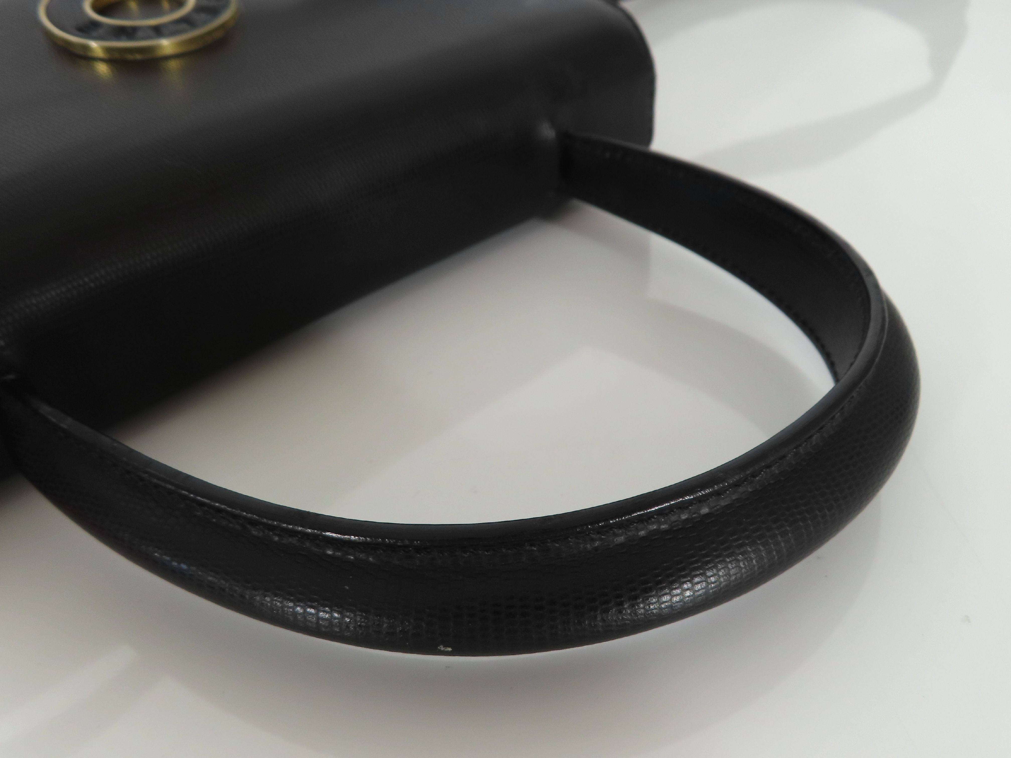 Circle Logo Leather Hand Shoulder Bag — view 3