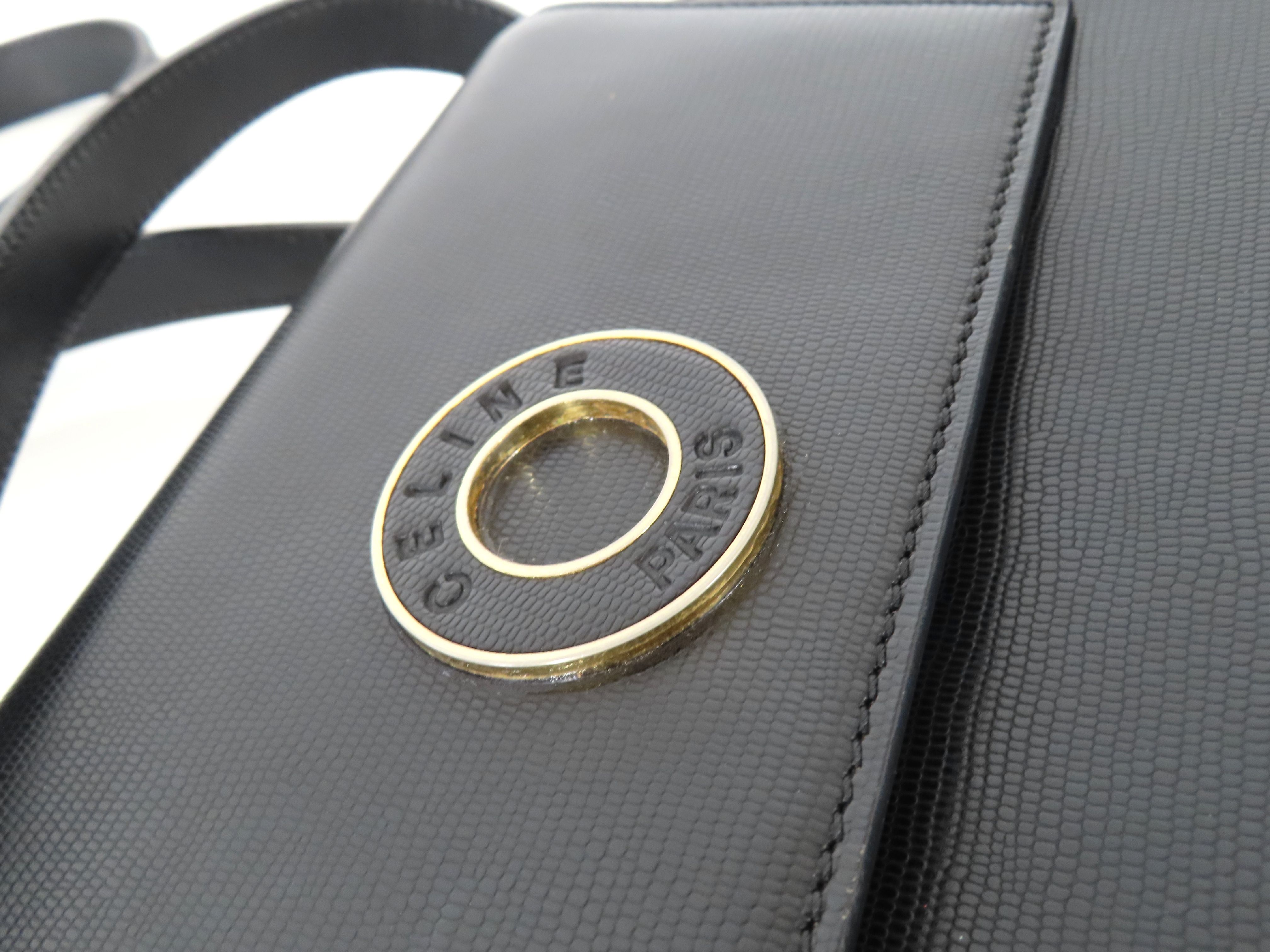 Circle Logo Leather Hand Shoulder Bag — view 8
