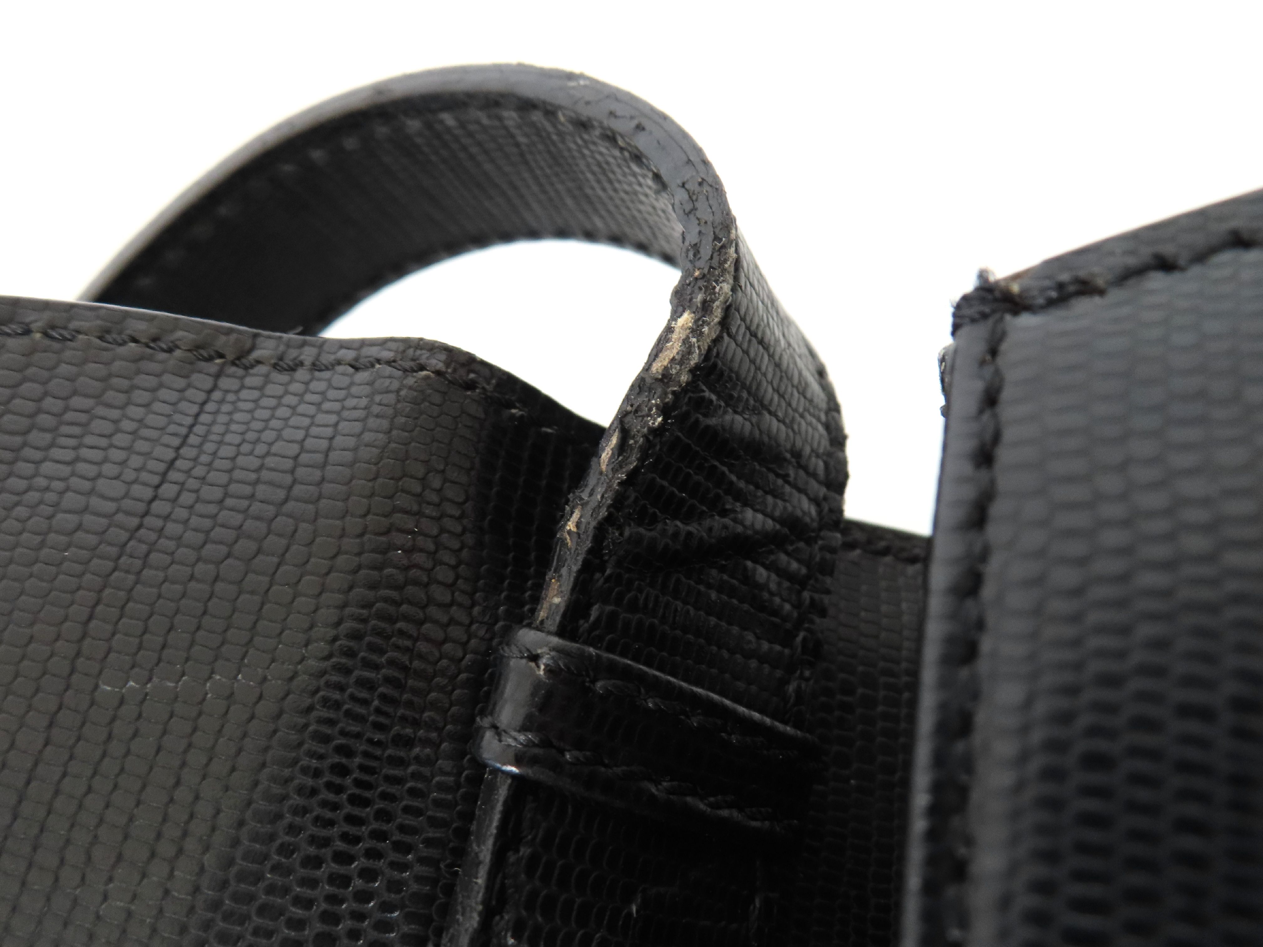 Circle Logo Leather Hand Shoulder Bag — view 10