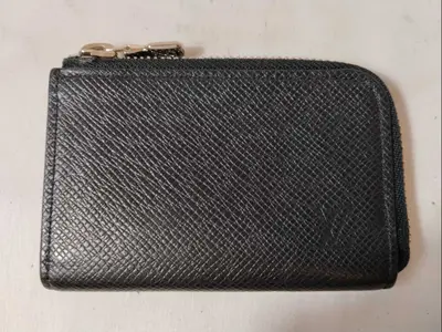 Taiga Portemonnaie Jour M63375 Noir Coin Purse Wallet