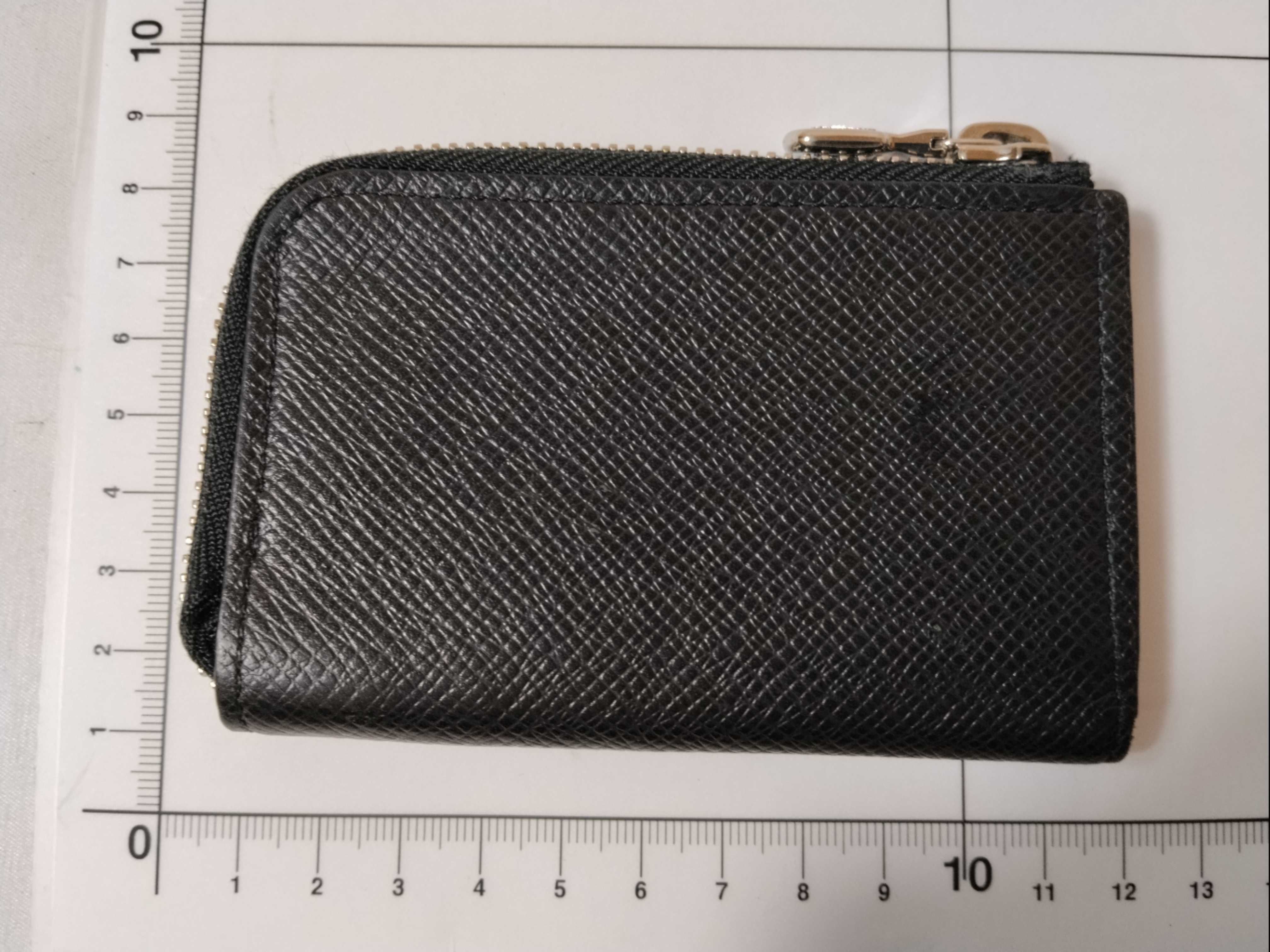 Taiga Portemonnaie Jour M63375 Noir Coin Purse Wallet — view 2