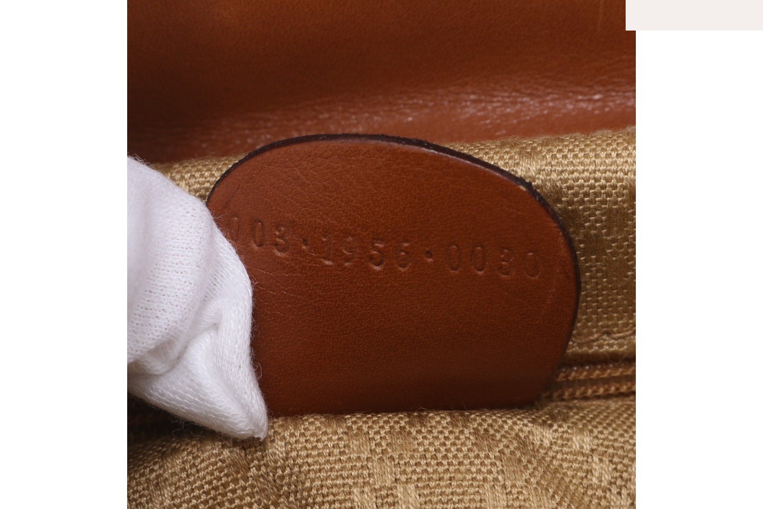 Old Gucci Bamboo 003 1956 0030 Leather Backpack — view 9