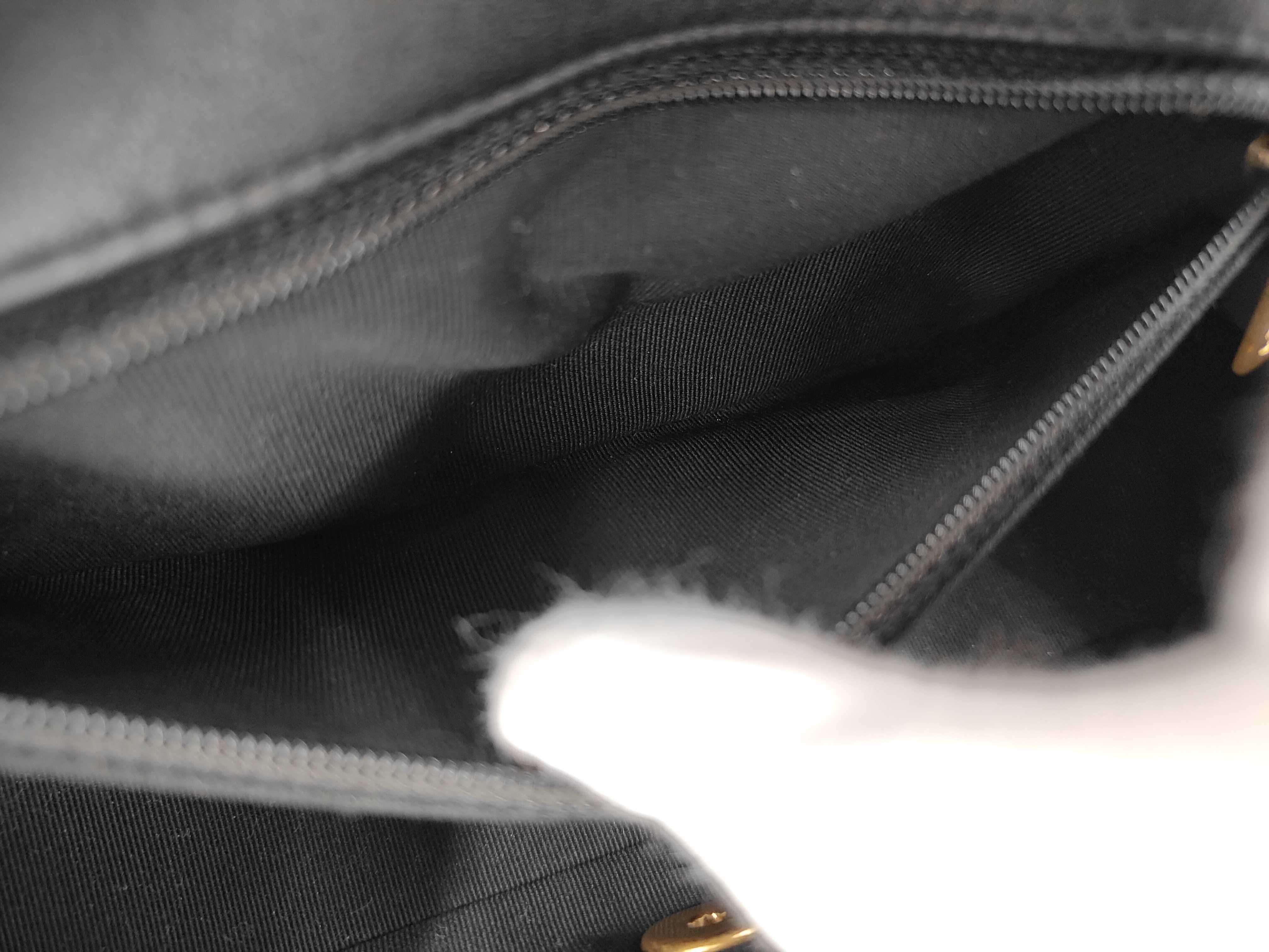 Lambskin Chain Shoulder Bag with Turn-Lock Closure and Handle — view 12