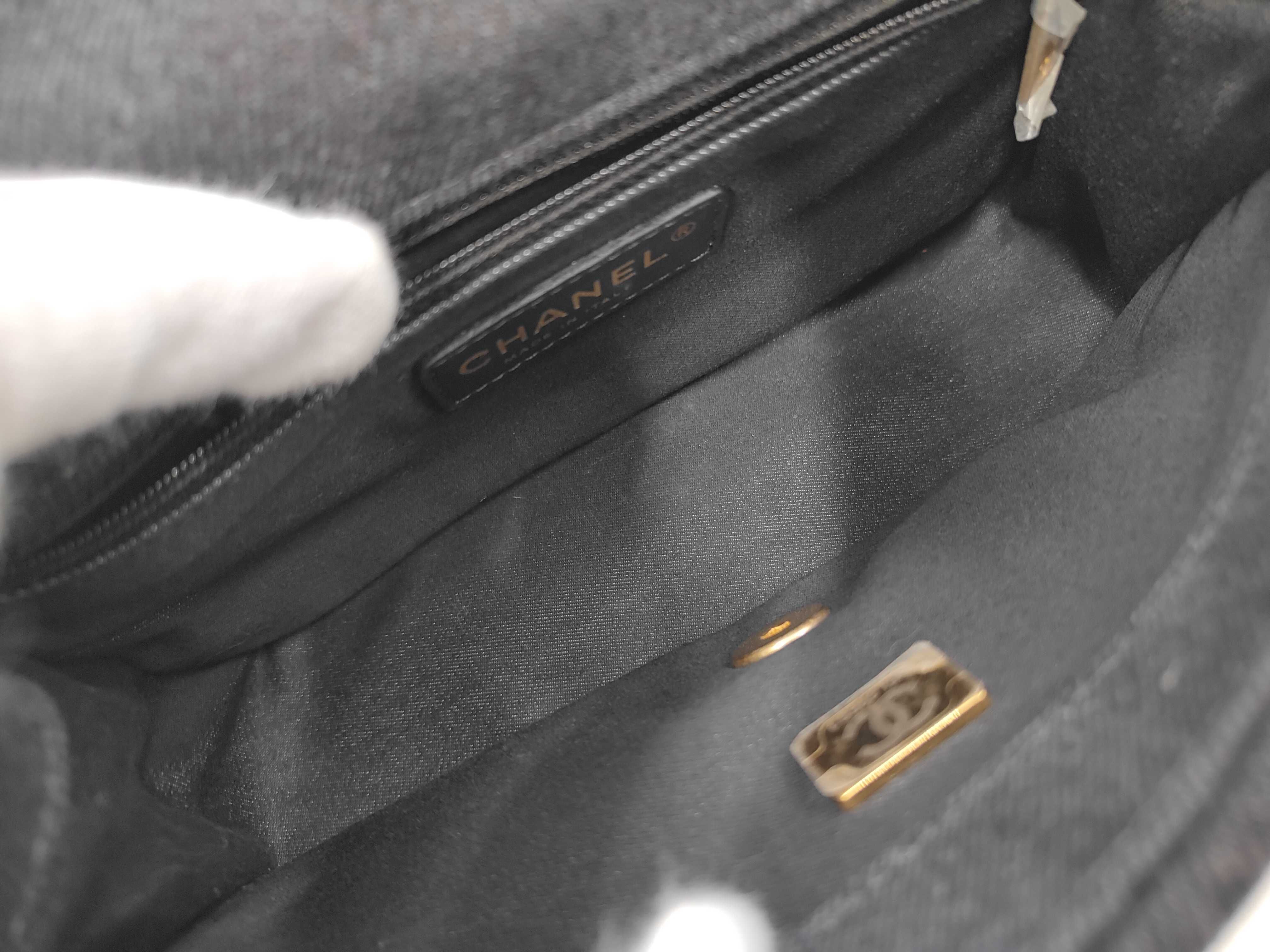 denim Matelassé chain shoulder bag — view 9