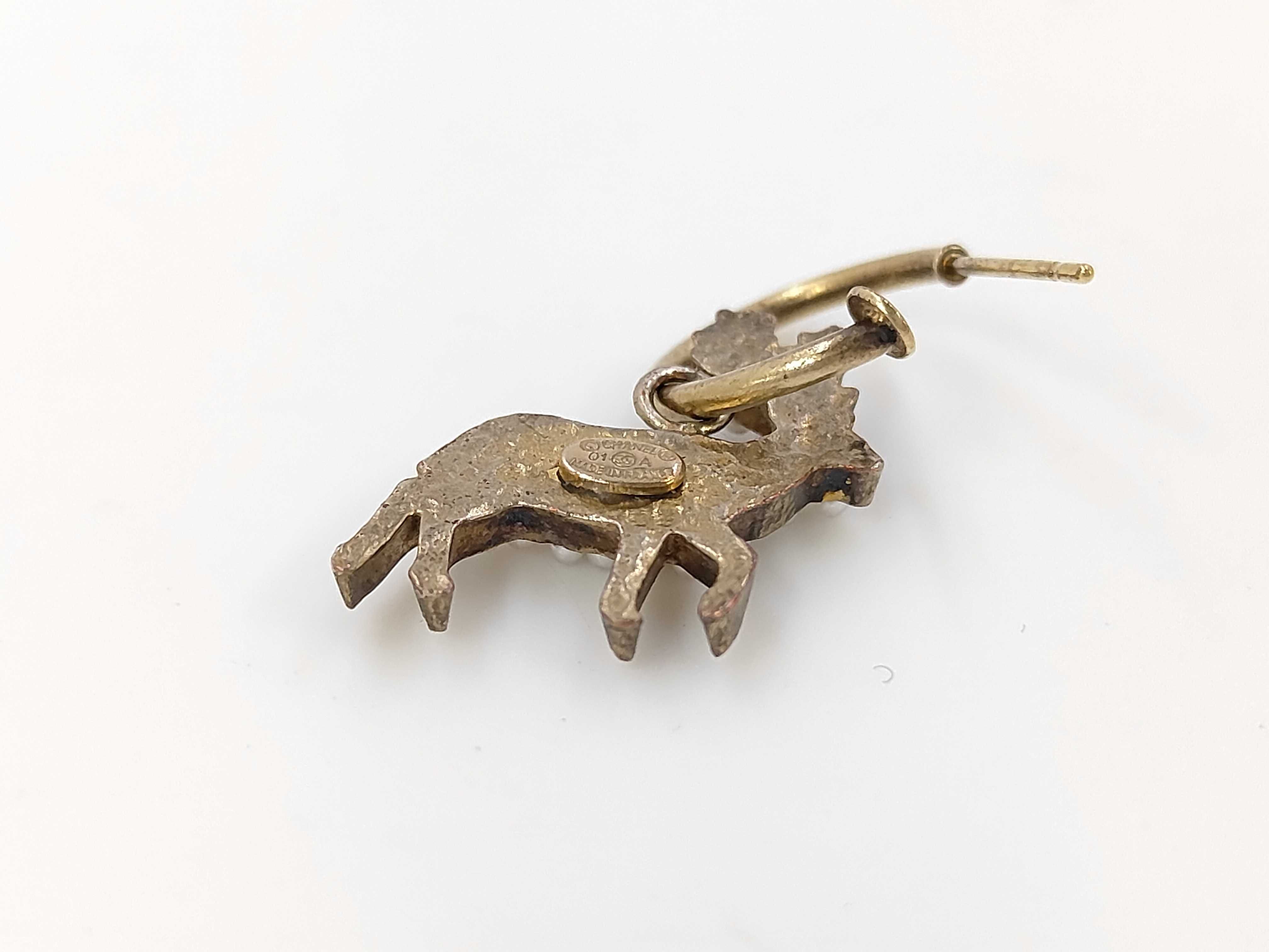 Reindeer Earrings 01A (with original packaging and box) — view 6