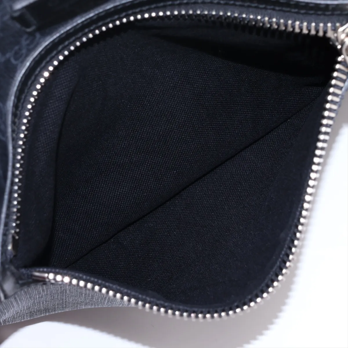 GG Supreme PVC x Leather Shoulder Bag, Black, 474137 — view 8
