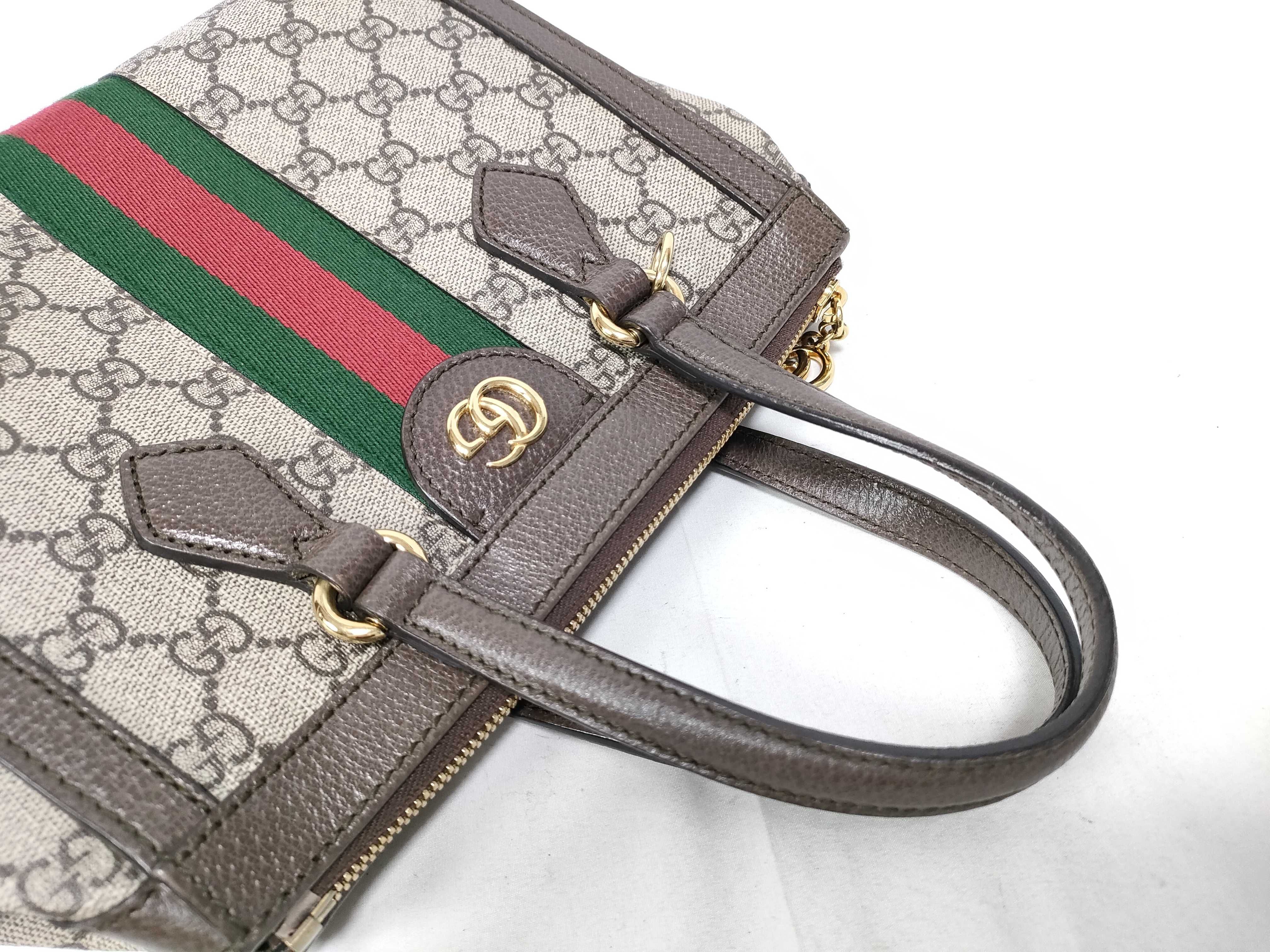 Small Tote Bag Ophidia GG Supreme 547551 2-way Handbag Shoulder Bag Handbag — view 8